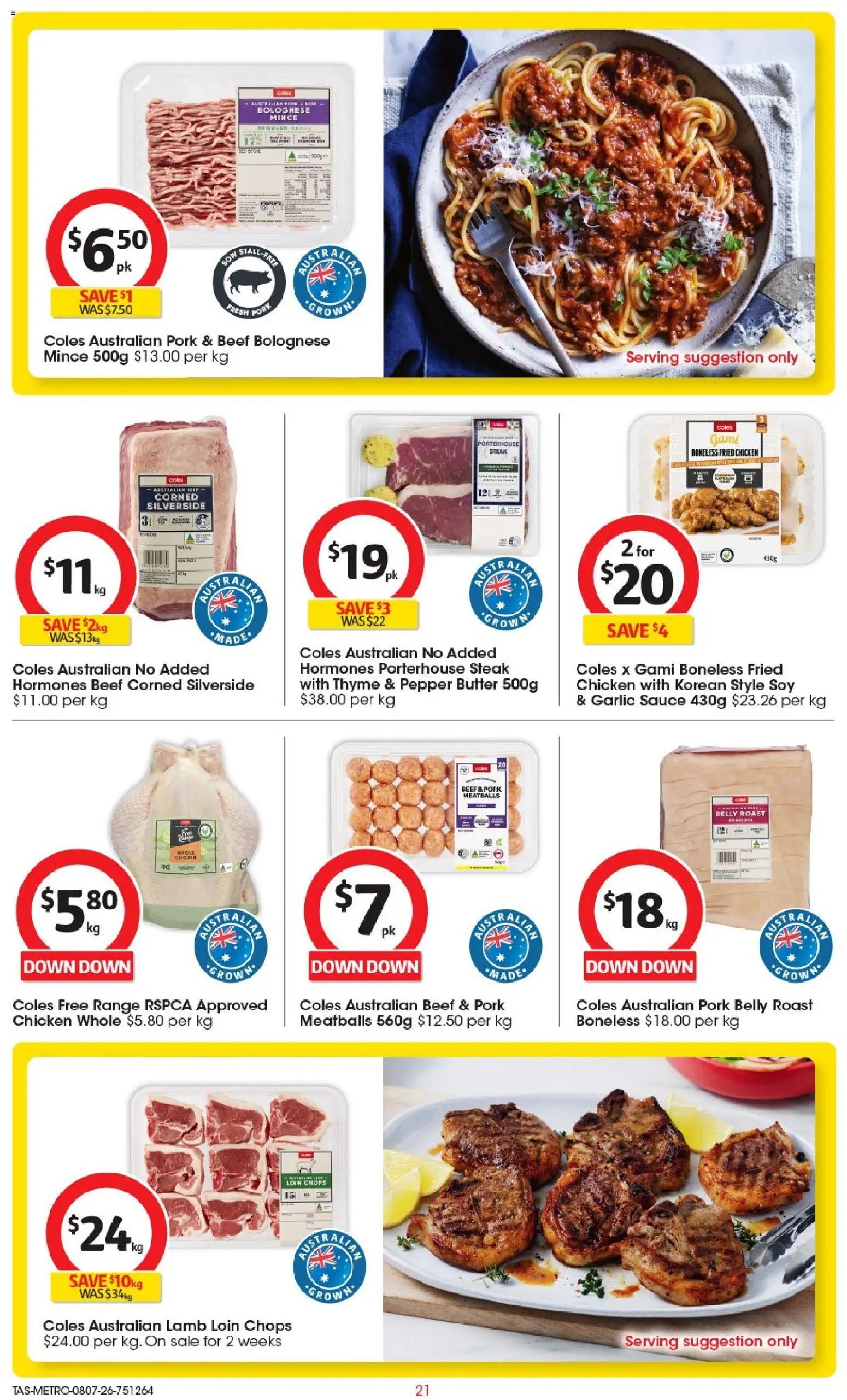 Coles catalogue from 08/07/2026 Coles catalogue TAS