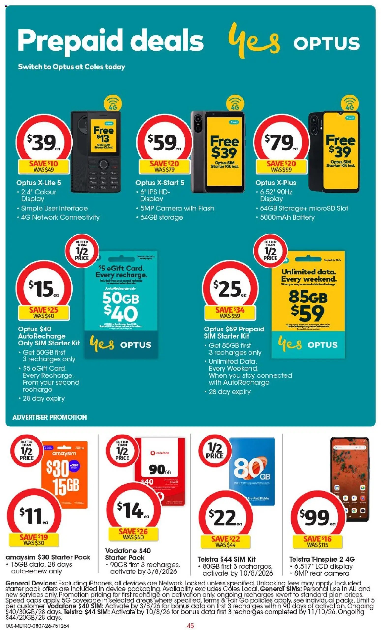 Coles catalogue from 08/07/2026 Coles catalogue TAS