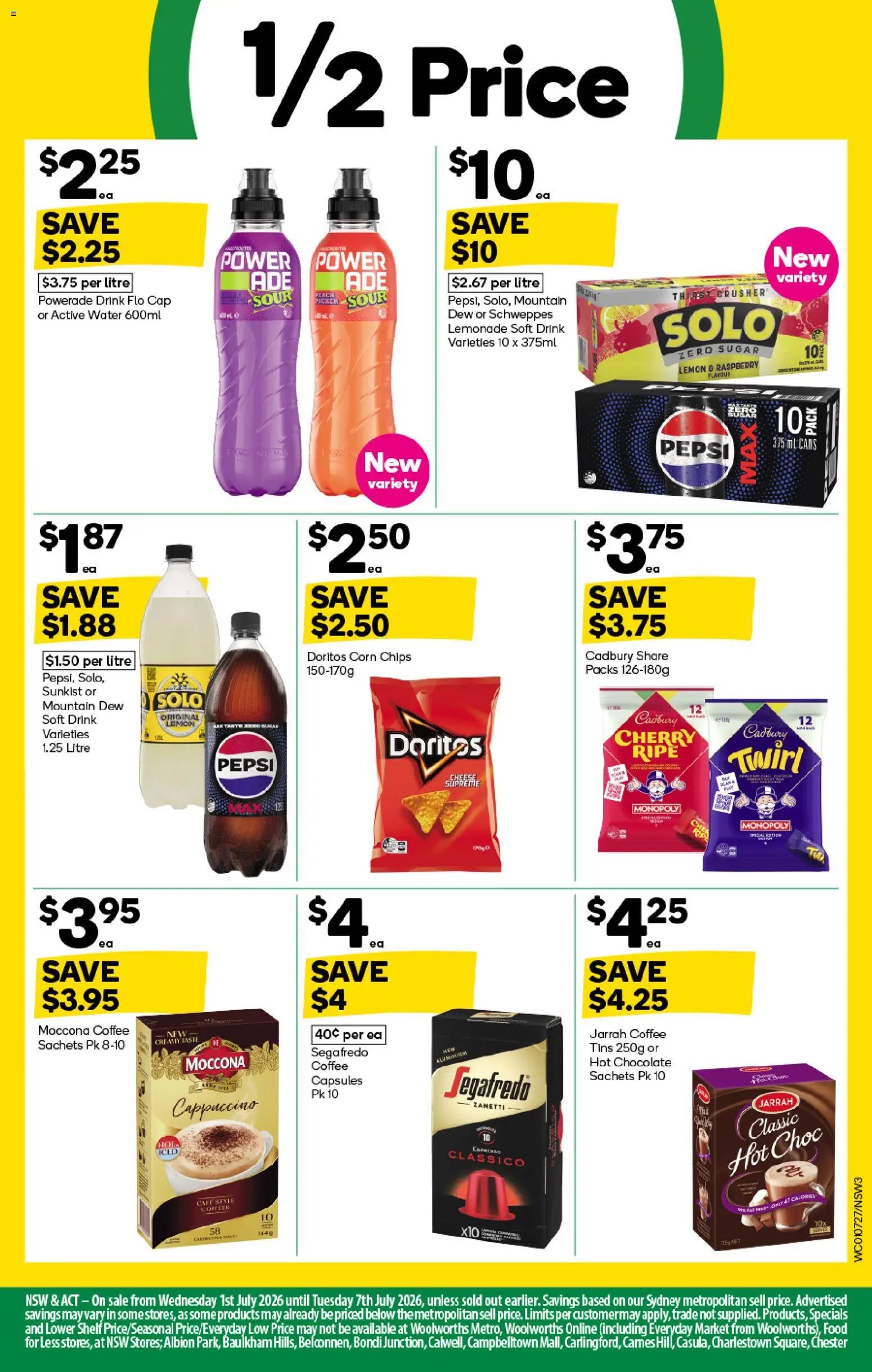 Woolworths catalogue from 01/07/2026 Woolworths catalogue NSW