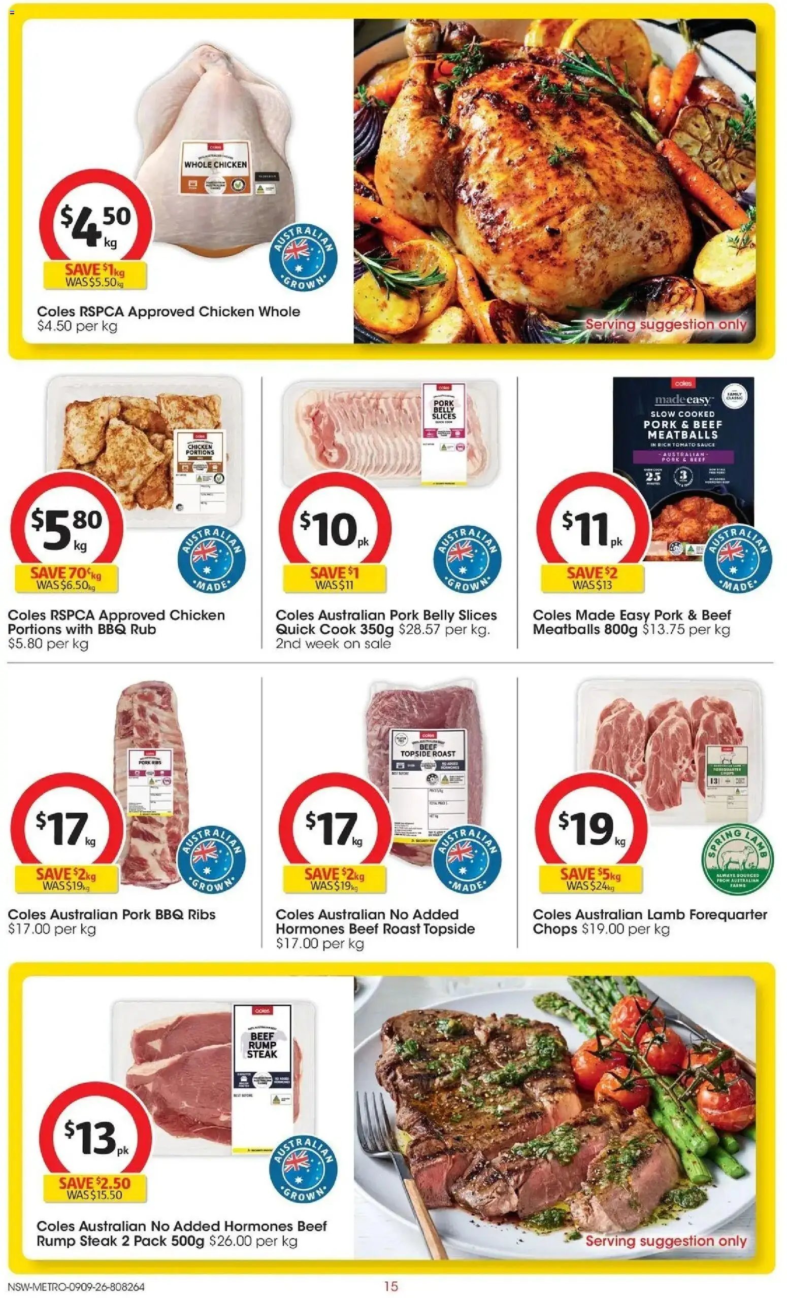 Coles catalogue from 09/09/2026 Coles catalogue NSW