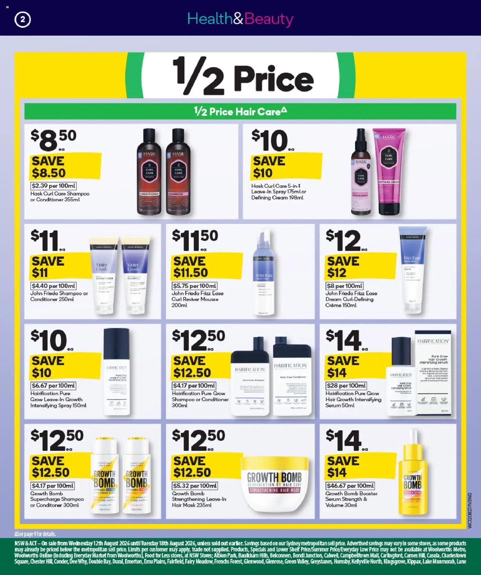 Woolworths catalogue from 12/08/2026 Woolworths Winter Health & Beauty Catalogue