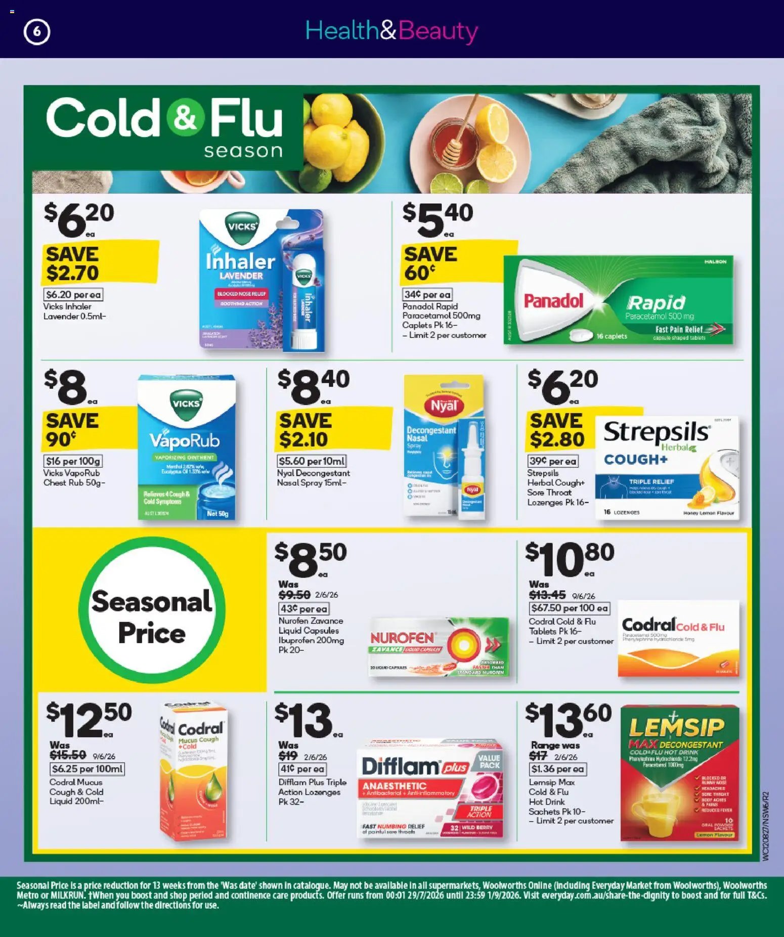 Woolworths catalogue from 12/08/2026 Woolworths Winter Health & Beauty Catalogue