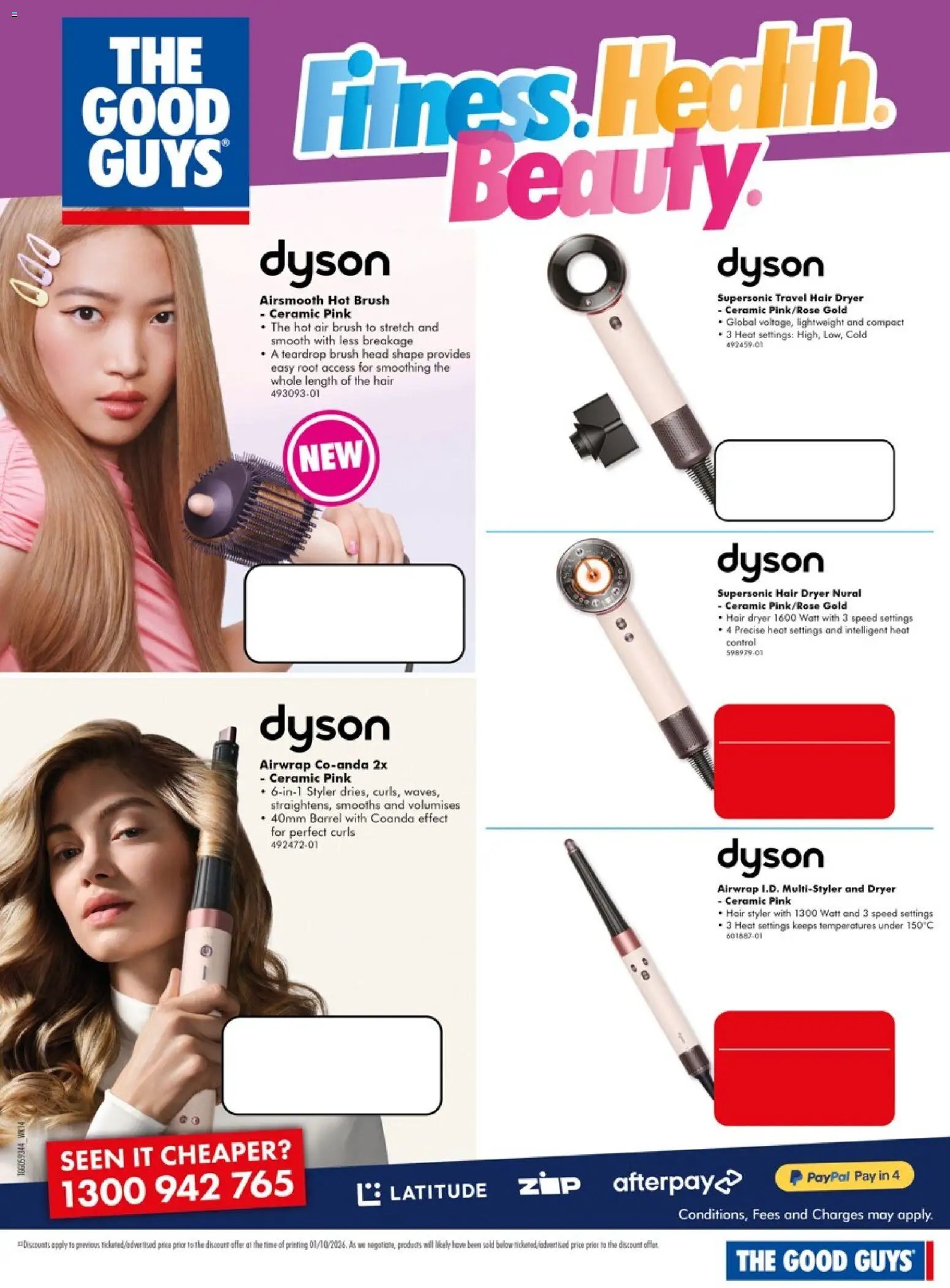 The Good Guys catalogue from 01/10/2026 The Good Guys Fitness. Health. Beauty.