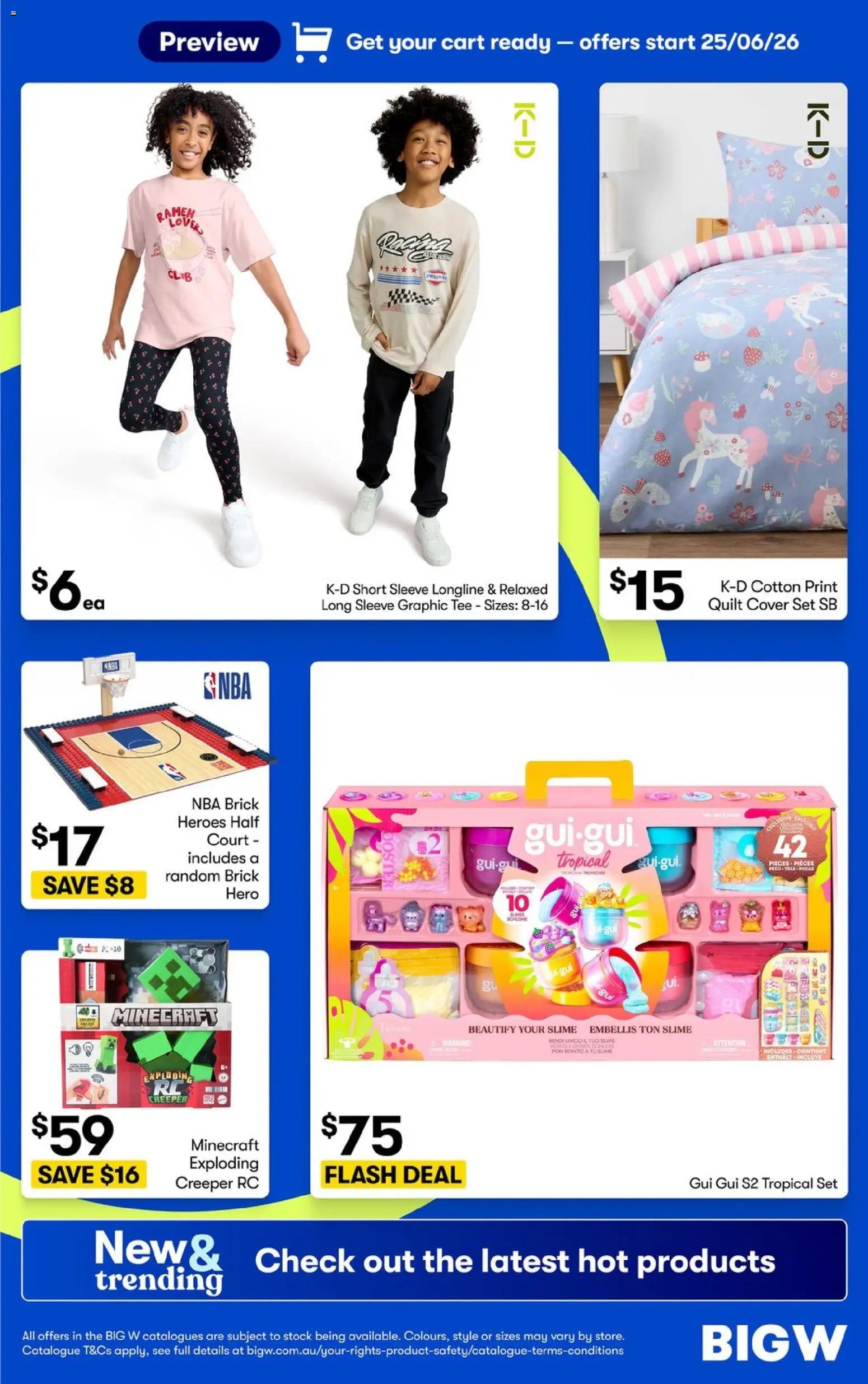 Big W catalogue from 25/06/2026 Big W Catalogue - School Holidays