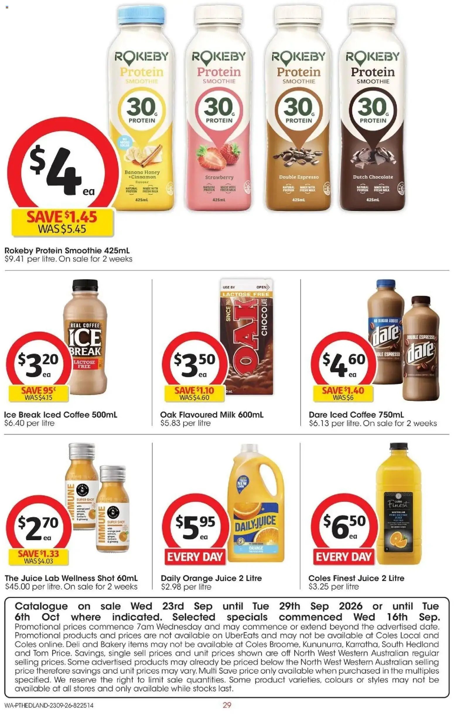 Coles catalogue from 23/09/2026 Coles Catalogue South Hedland