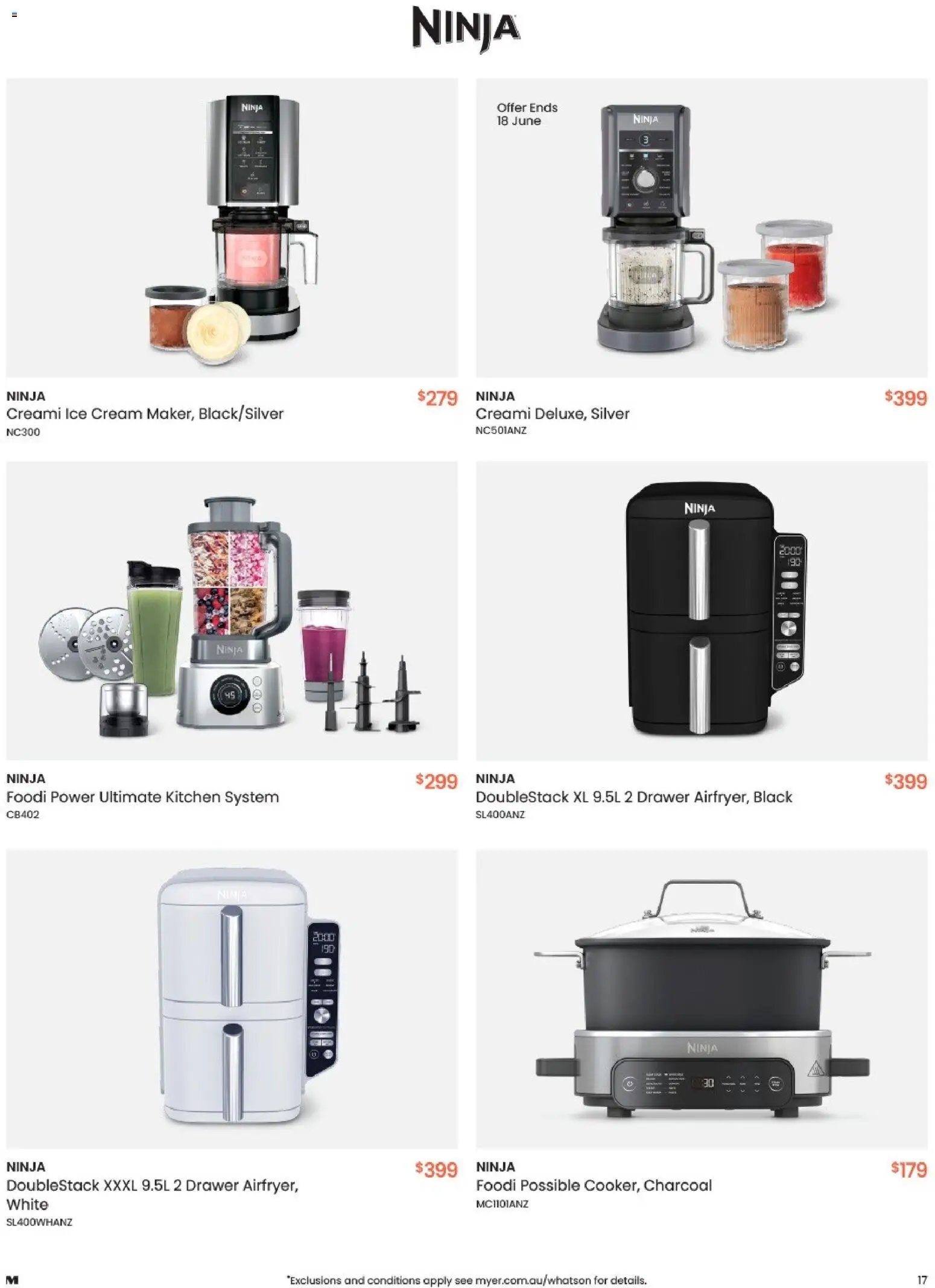 Myer catalogue from 01/06/2026 Myer End of financial year sale