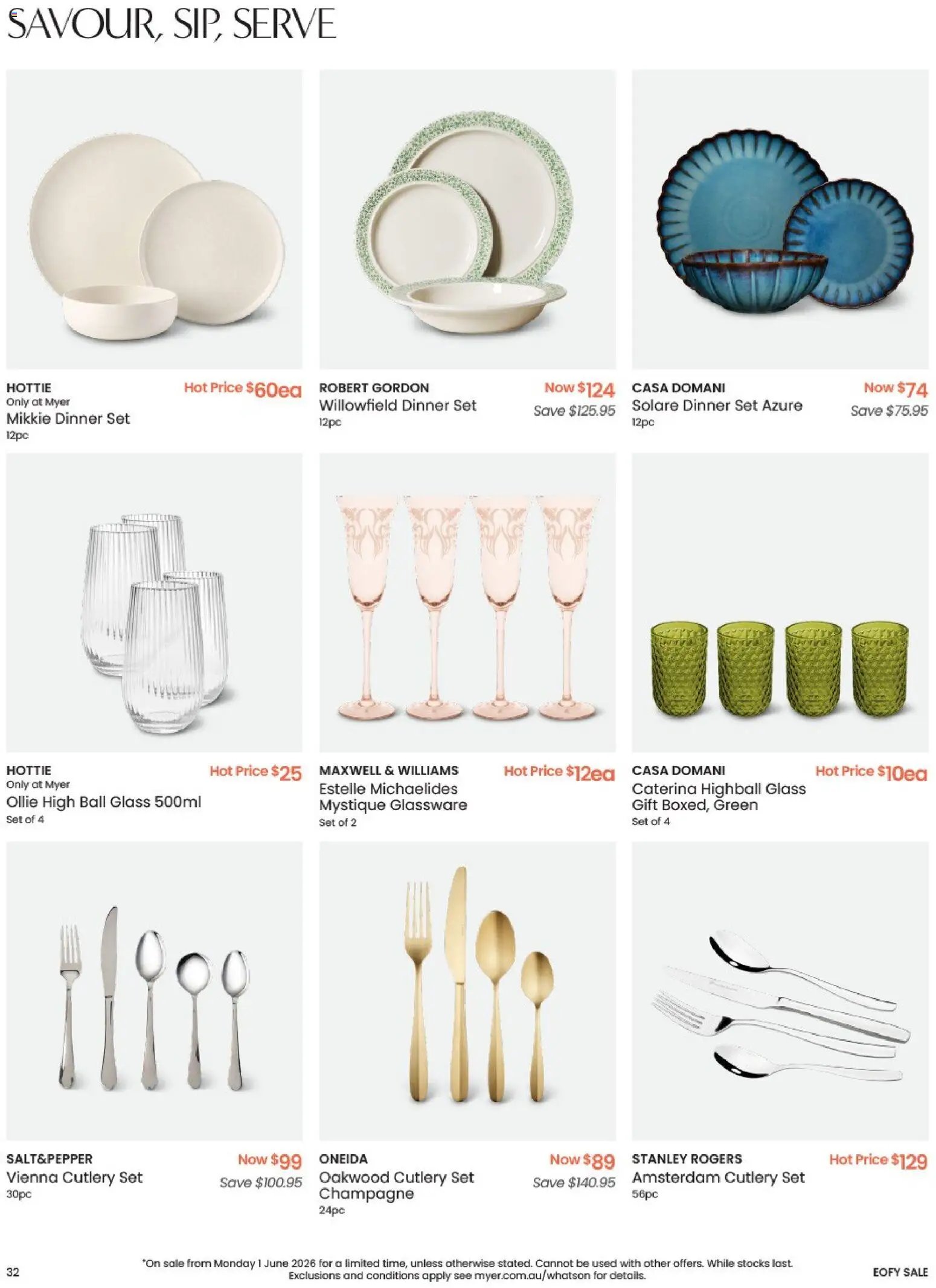 Myer catalogue from 01/06/2026 Myer End of financial year sale