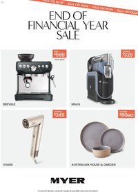 Myer catalogue from 01/06/2026 Myer End of financial year sale