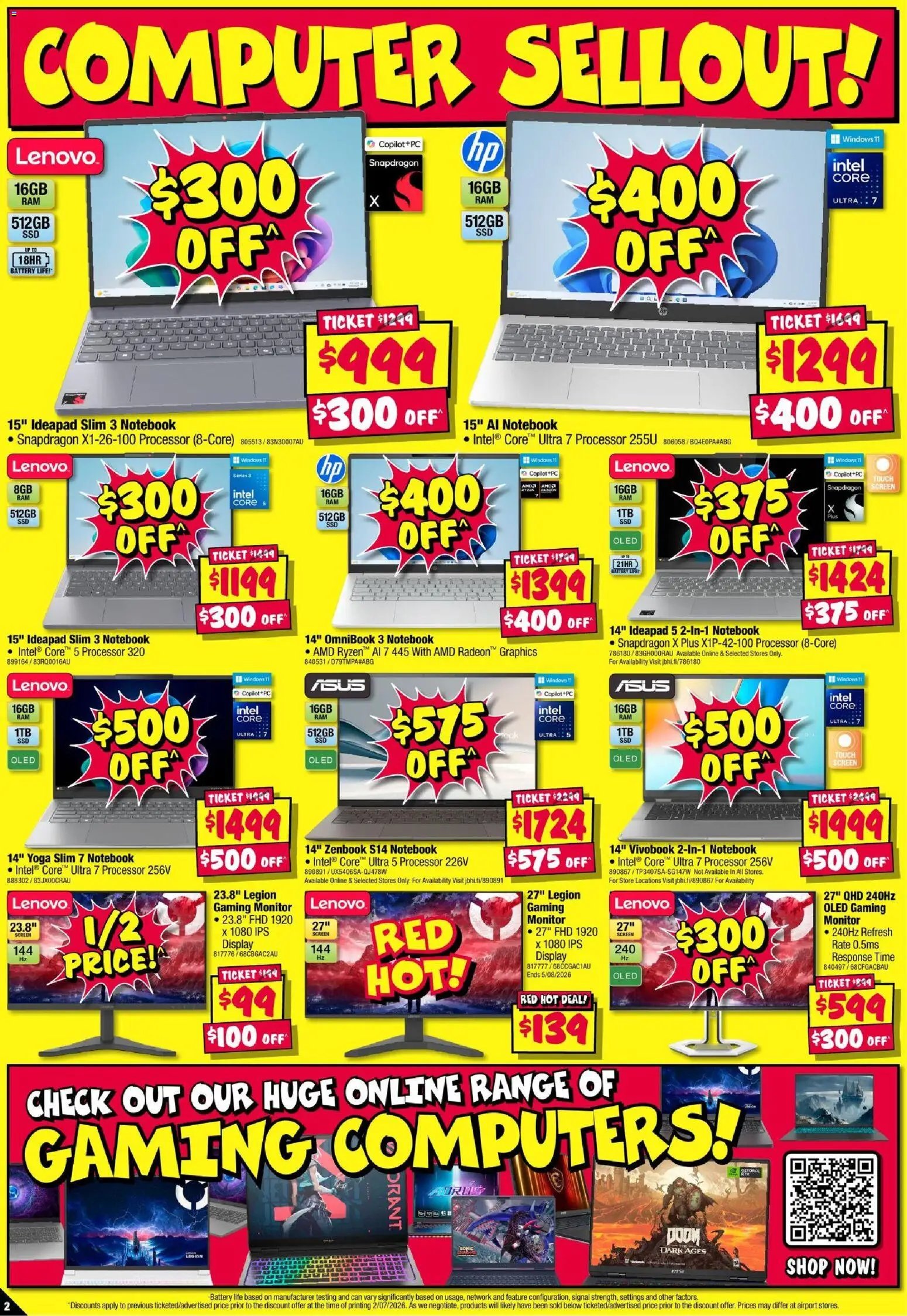 JB Hi-Fi catalogue from 16/07/2026 JB Hi-Fi Big Brand Selloutcatalogue