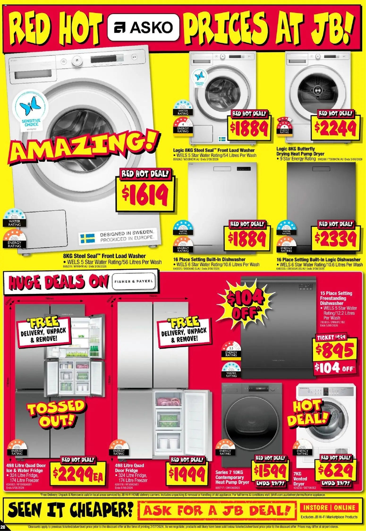 JB Hi-Fi catalogue from 16/07/2026 JB Hi-Fi Big Brand Selloutcatalogue