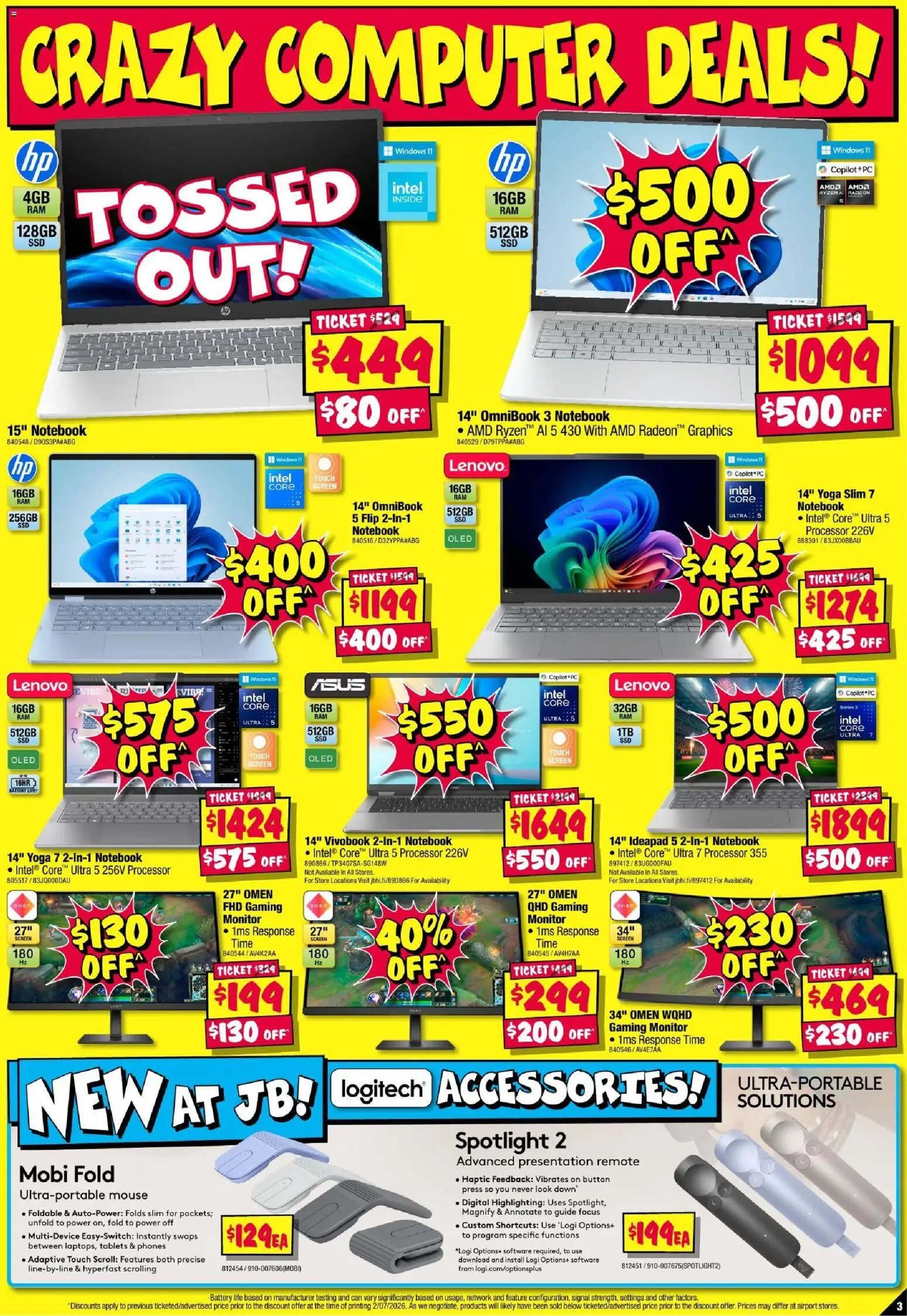 JB Hi-Fi catalogue from 16/07/2026 JB Hi-Fi Big Brand Selloutcatalogue