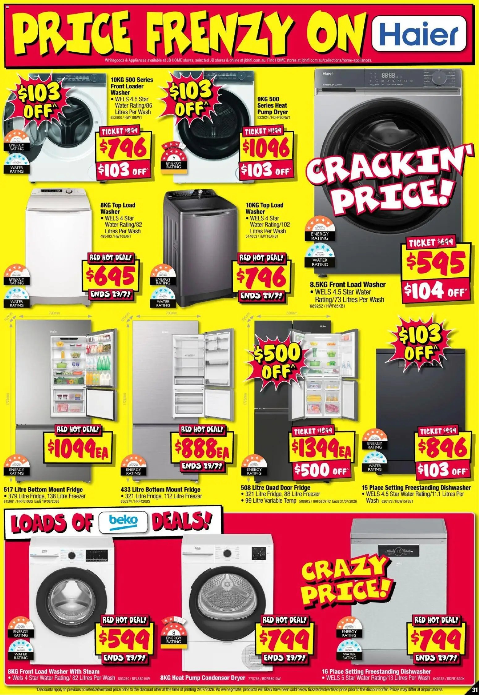 JB Hi-Fi catalogue from 16/07/2026 JB Hi-Fi Big Brand Selloutcatalogue