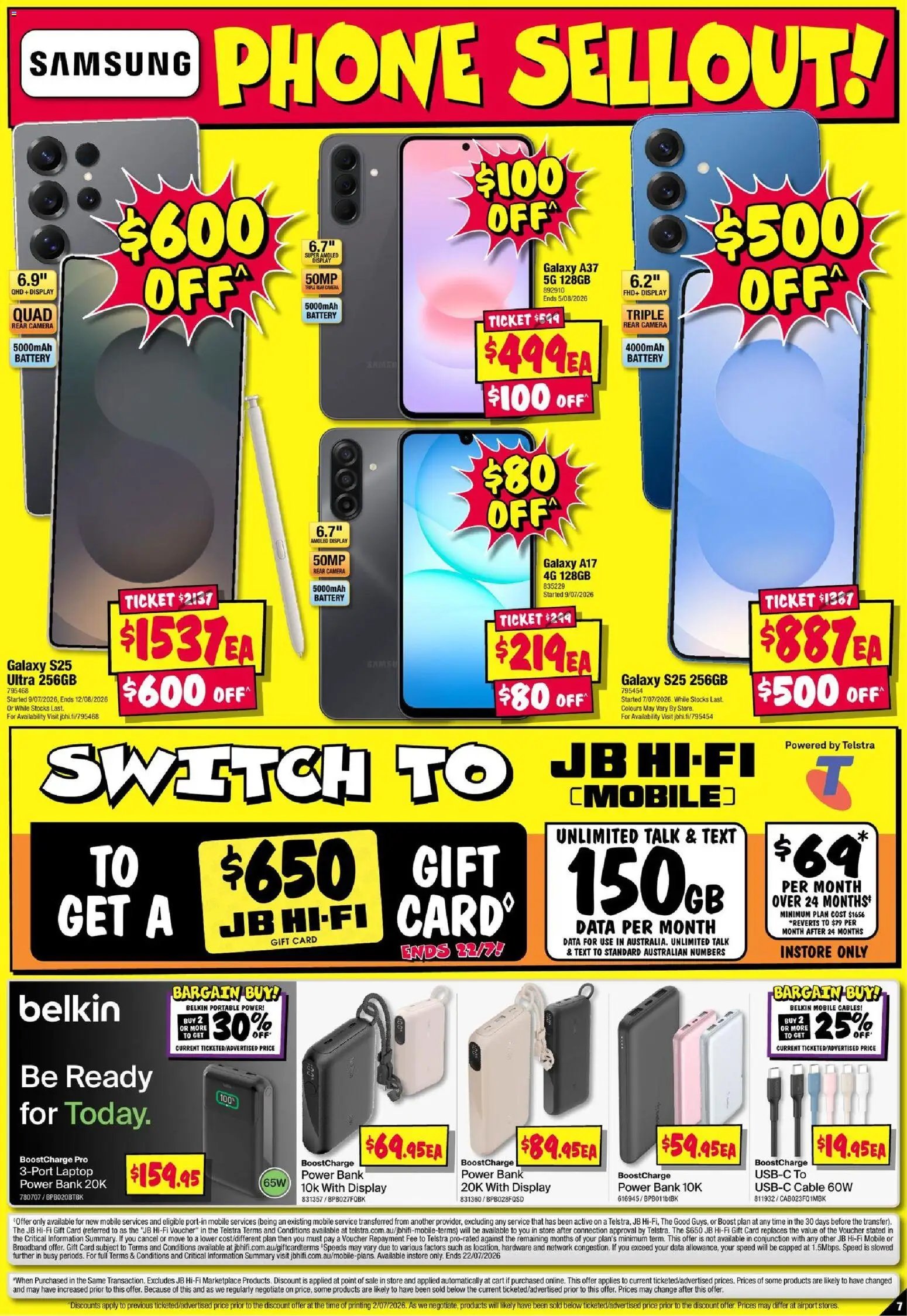 JB Hi-Fi catalogue from 16/07/2026 JB Hi-Fi Big Brand Selloutcatalogue