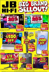 JB Hi-Fi catalogue from 16/07/2026 JB Hi-Fi Big Brand Selloutcatalogue