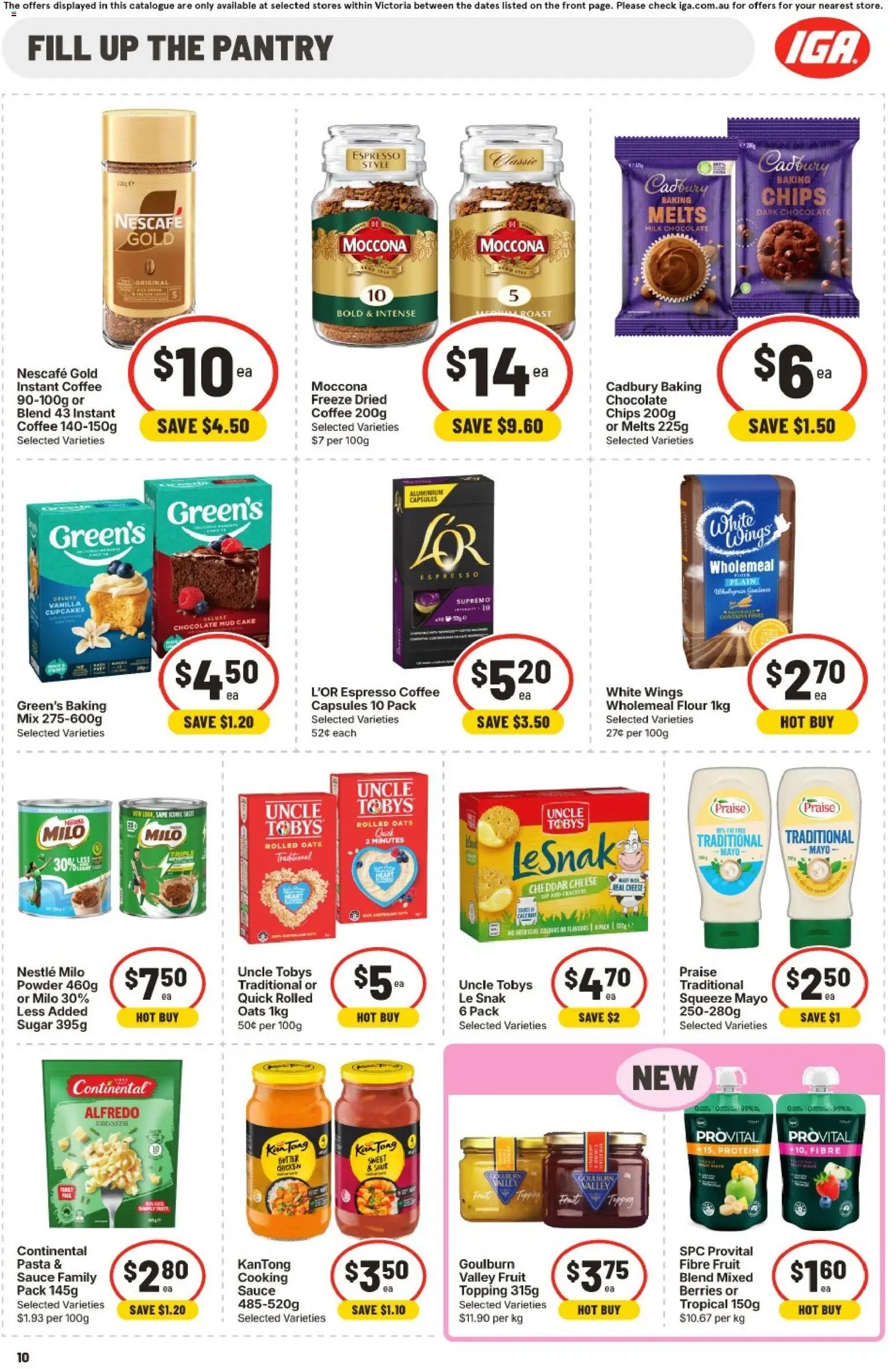 IGA catalogue from 07/10/2026 IGA catalogue VIC