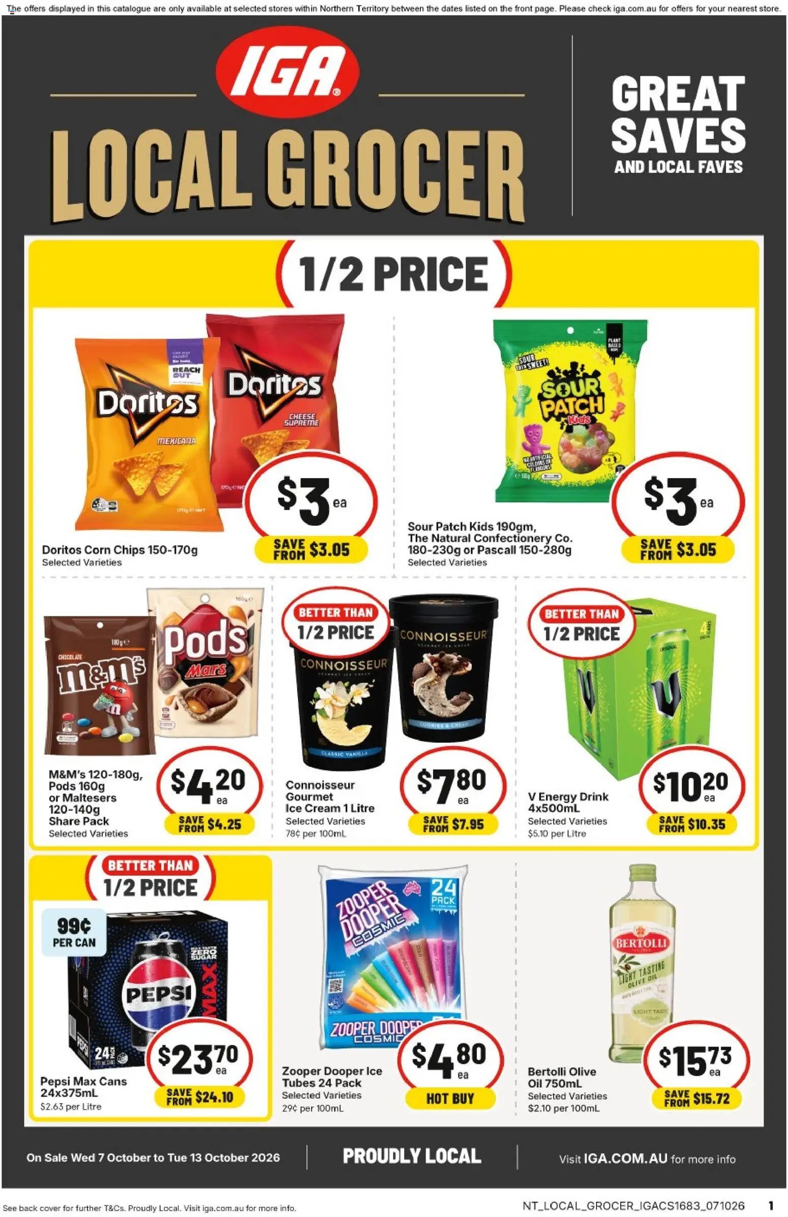 IGA catalogue from 07/10/2026 IGA Local Grocer NT