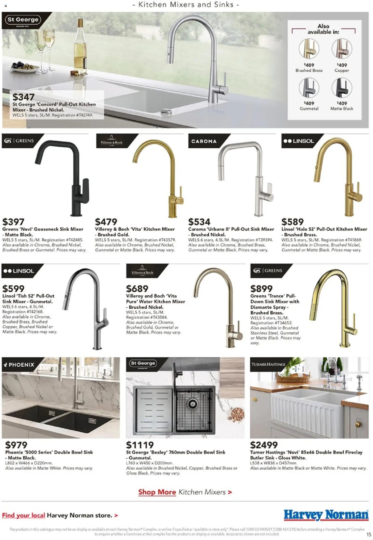 Harvey Norman catalogue from 13/08/2026 Harvey Norman August Bathroom