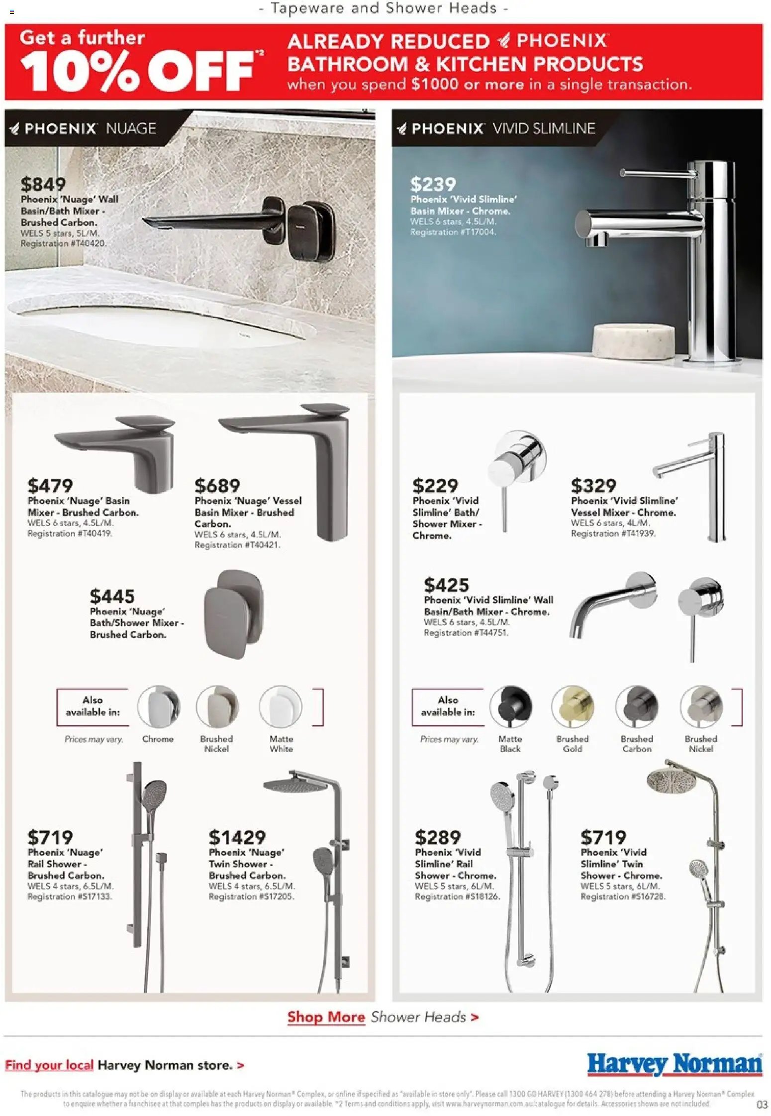 Harvey Norman catalogue from 13/08/2026 Harvey Norman August Bathroom