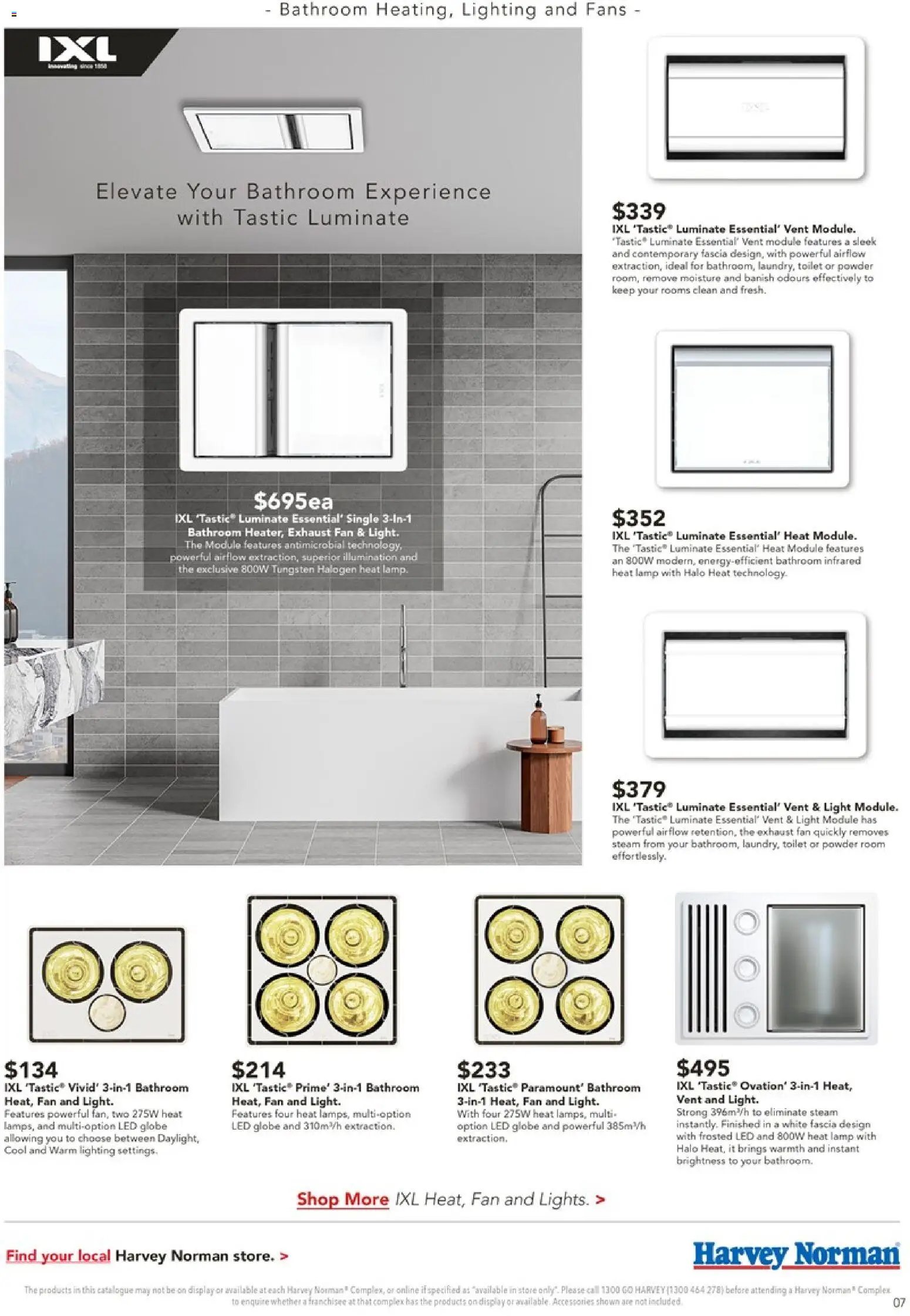 Harvey Norman catalogue from 13/08/2026 Harvey Norman August Bathroom