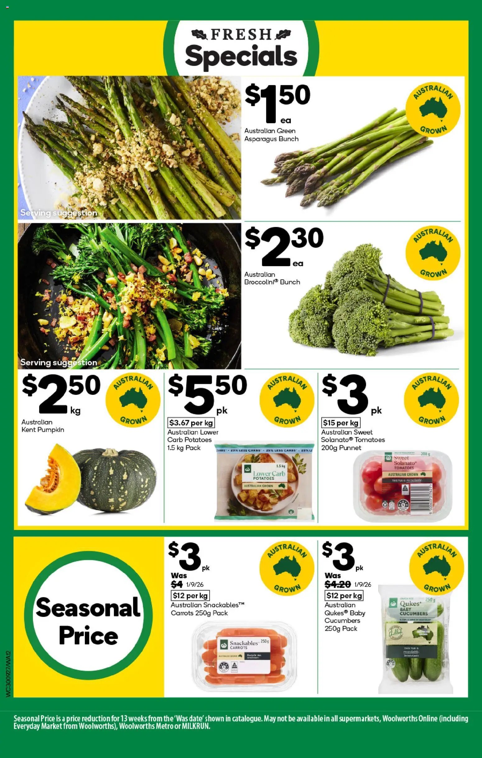 Woolworths catalogue from 30/09/2026 Woolworths catalogue WA