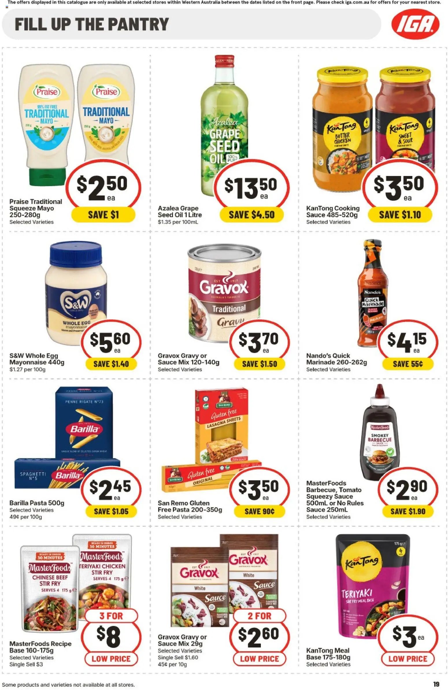 IGA catalogue from 07/10/2026 IGA catalogue WA