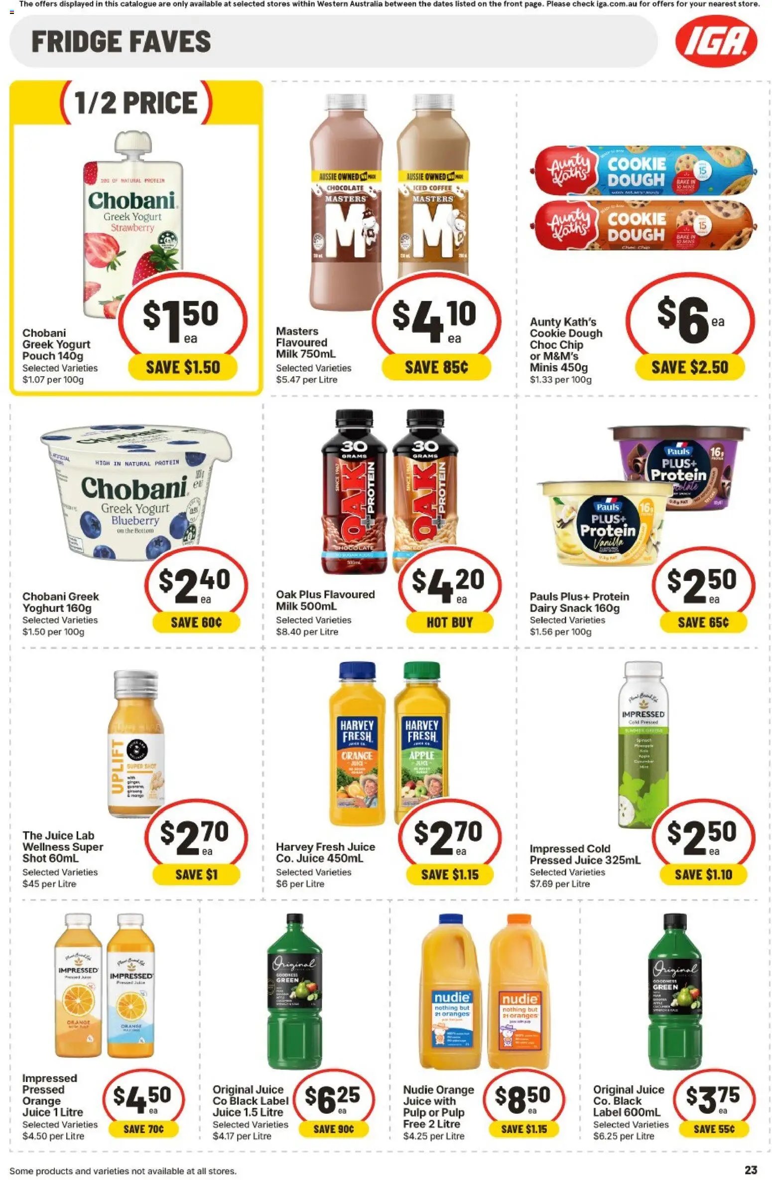 IGA catalogue from 07/10/2026 IGA catalogue WA