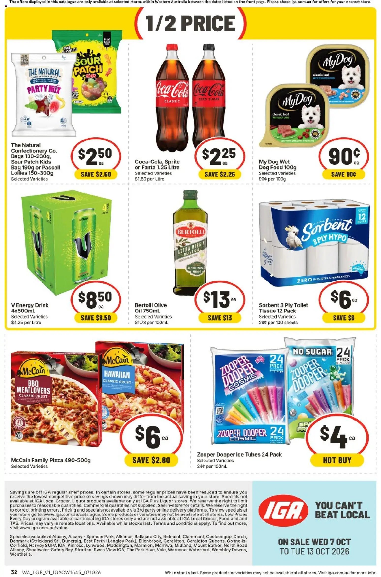 IGA catalogue from 07/10/2026 IGA catalogue WA