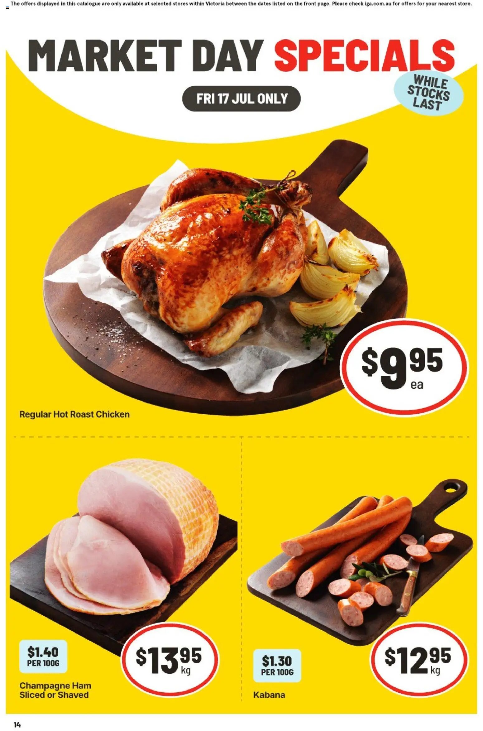IGA catalogue from 17/07/2026 IGA 3 Day Specials VIC