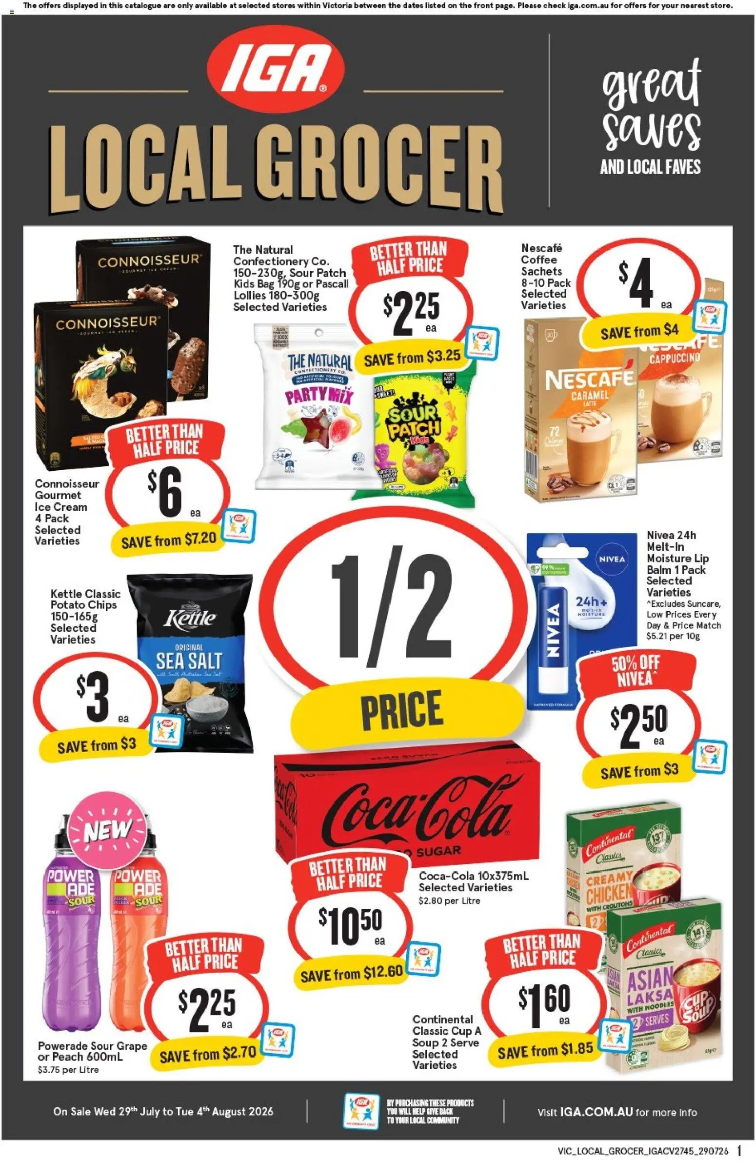 IGA catalogue from 29/07/2026 IGA Local Grocer VIC