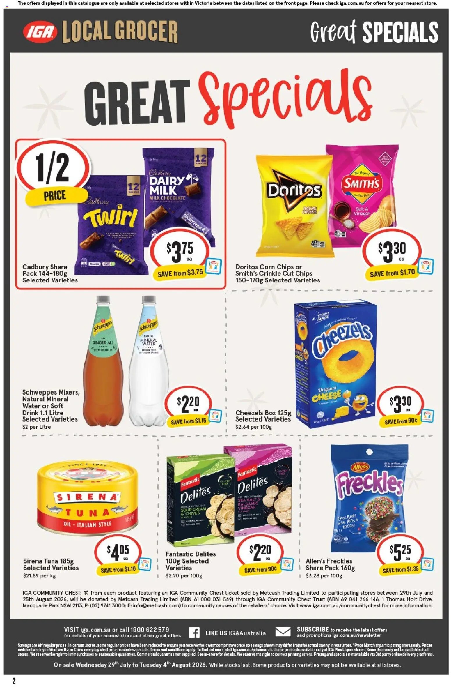 IGA catalogue from 29/07/2026 IGA Local Grocer VIC