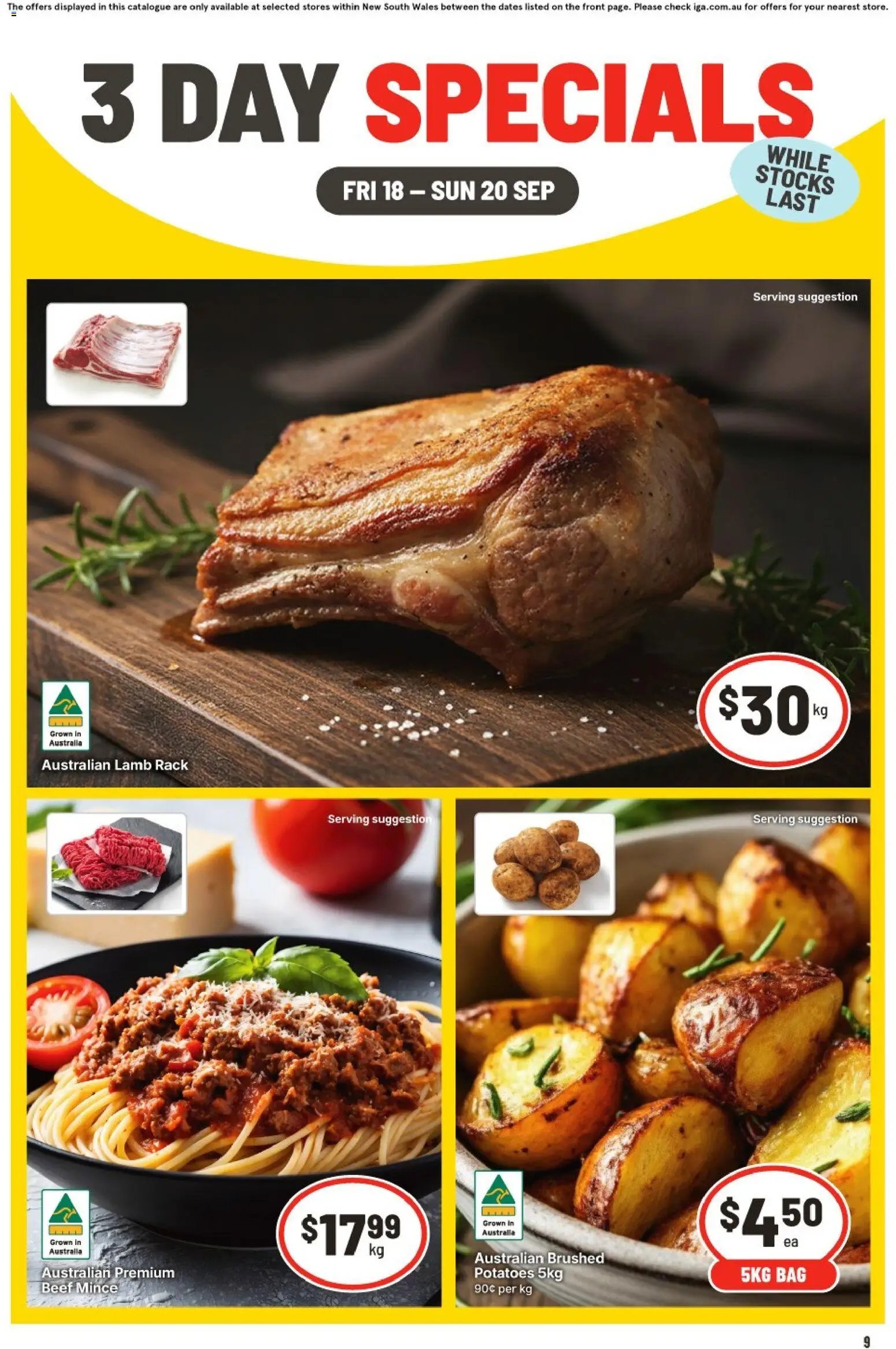 IGA catalogue from 18/09/2026 IGA catalogue Ainslie