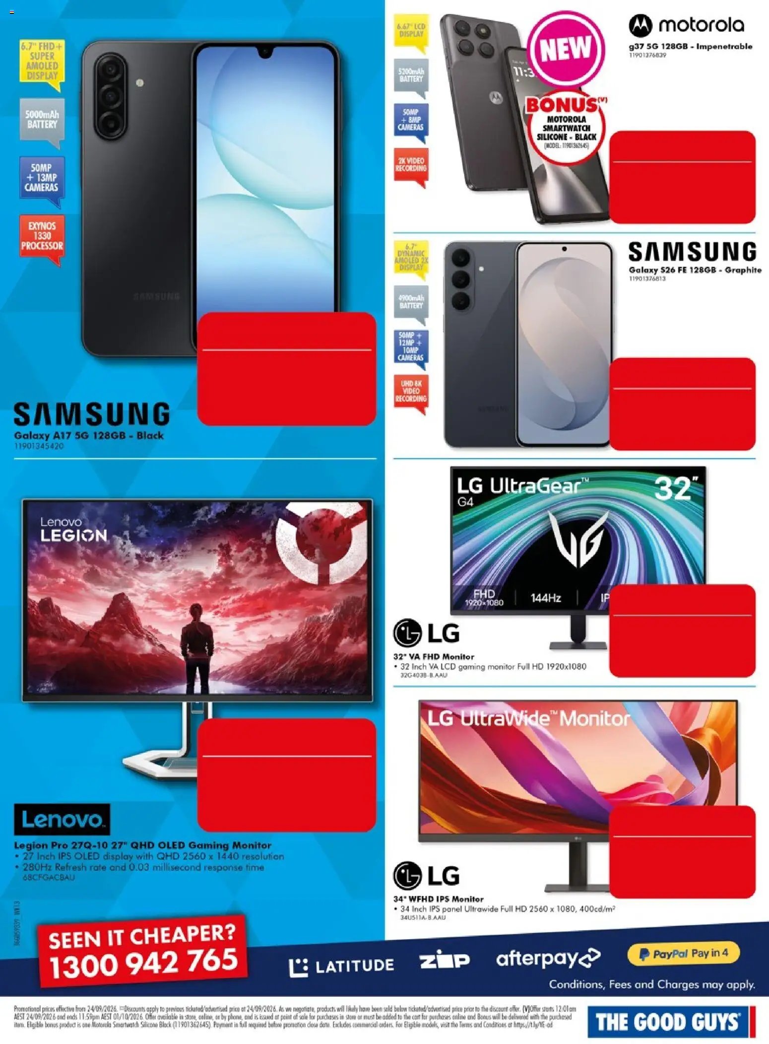 The Good Guys catalogue from 24/09/2026 The Good Guys Don't Miss These Deals