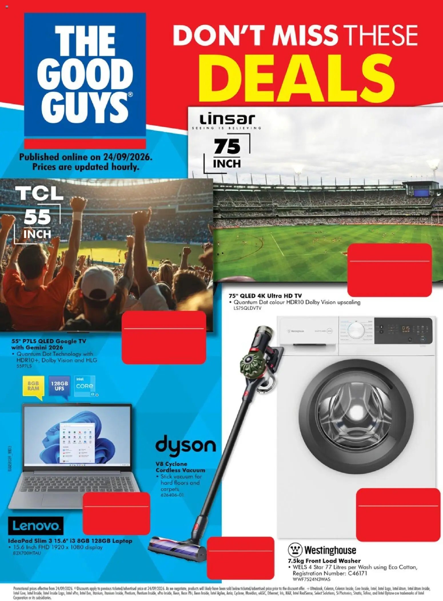 The Good Guys catalogue from 24/09/2026 The Good Guys Don't Miss These Deals