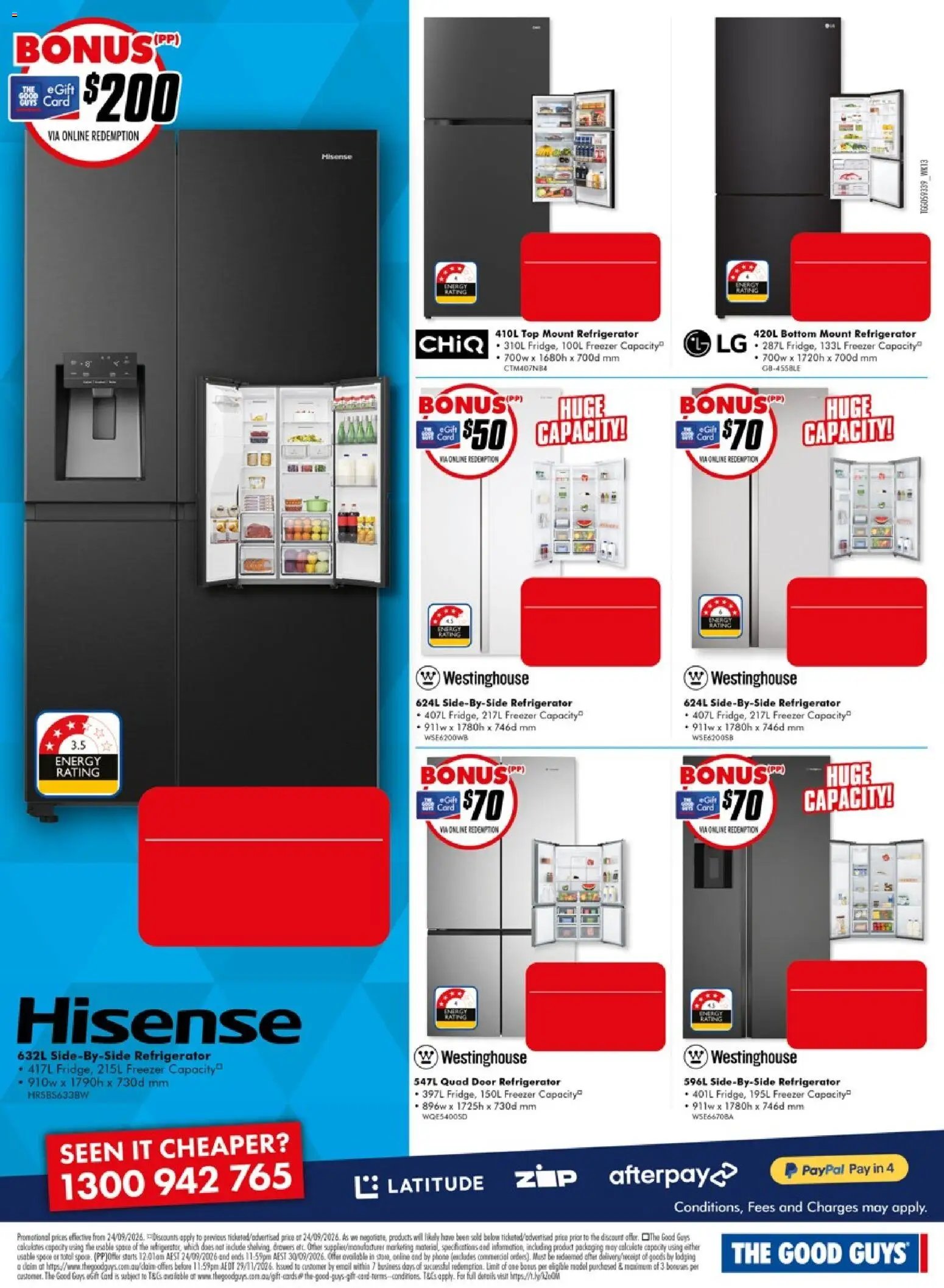 The Good Guys catalogue from 24/09/2026 The Good Guys Don't Miss These Deals