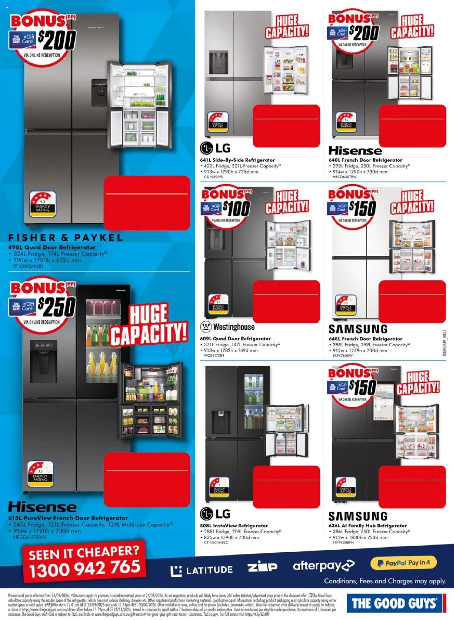The Good Guys catalogue from 24/09/2026 The Good Guys Don't Miss These Deals