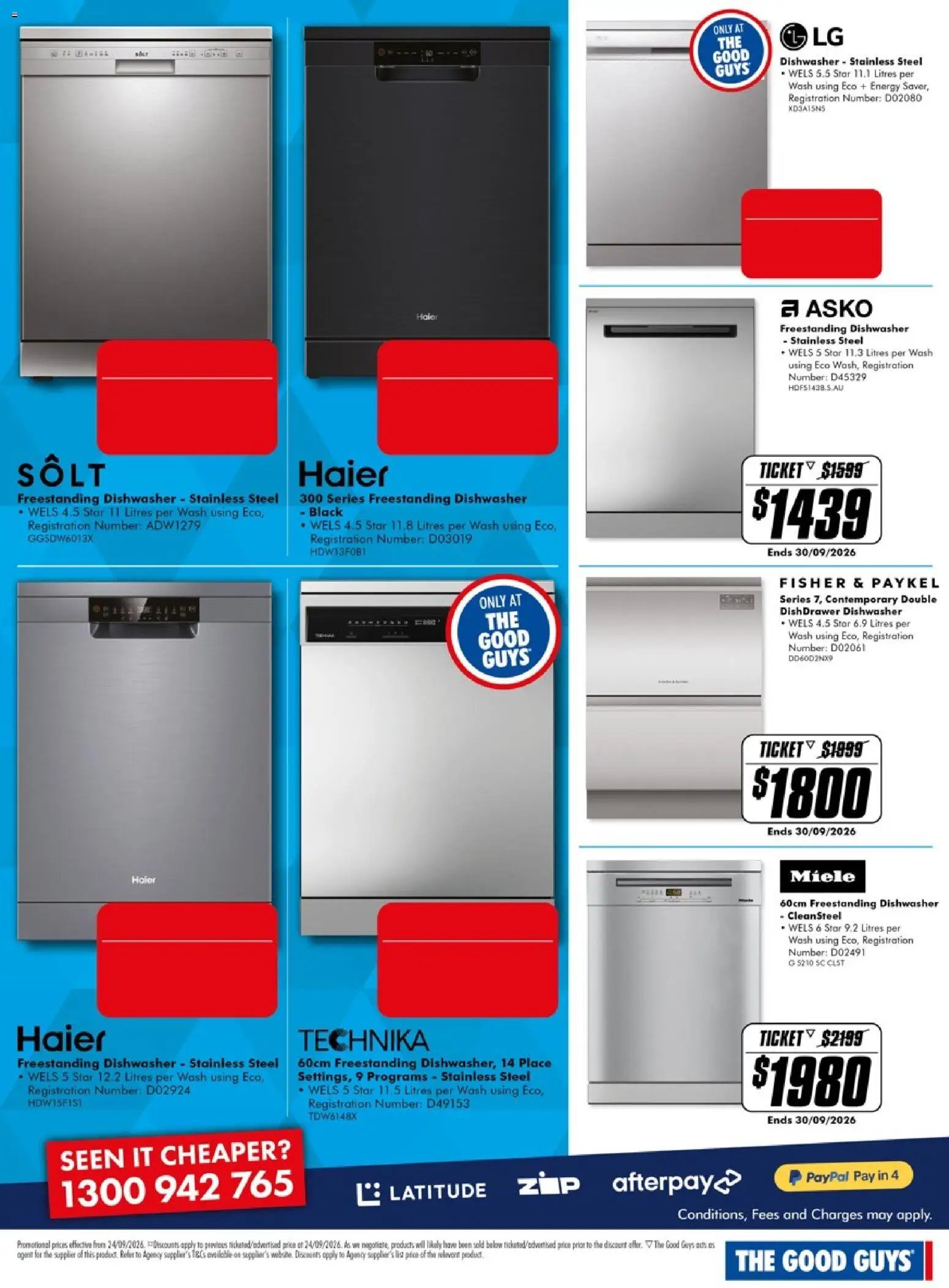 The Good Guys catalogue from 24/09/2026 The Good Guys Don't Miss These Deals