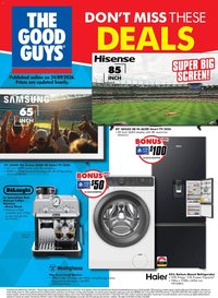 The Good Guys catalogue from 24/09/2026 The Good Guys Don't Miss These Deals
