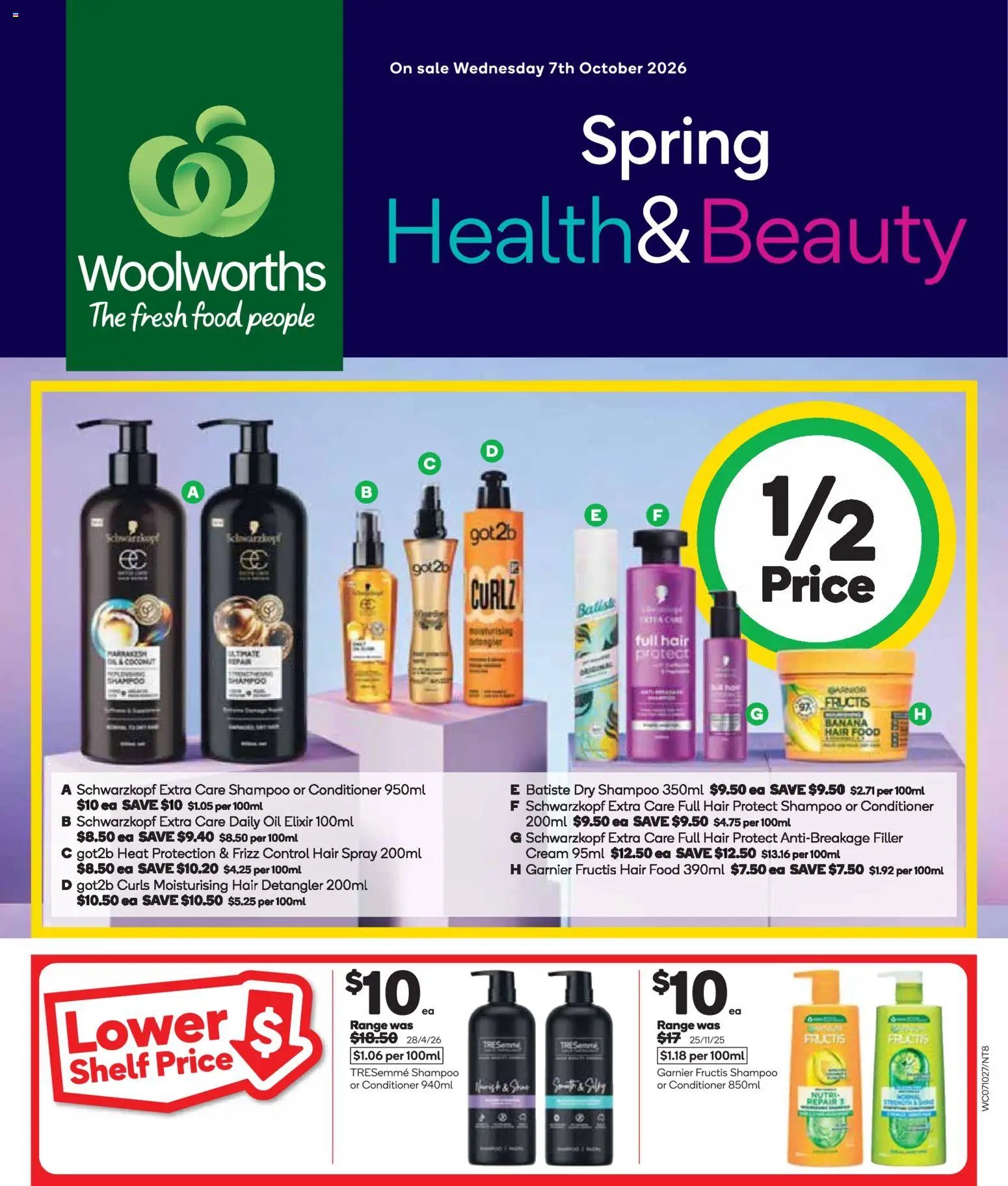 Woolworths catalogue from 07/10/2026 Woolworths Spring Health & Beauty Catalogue NT