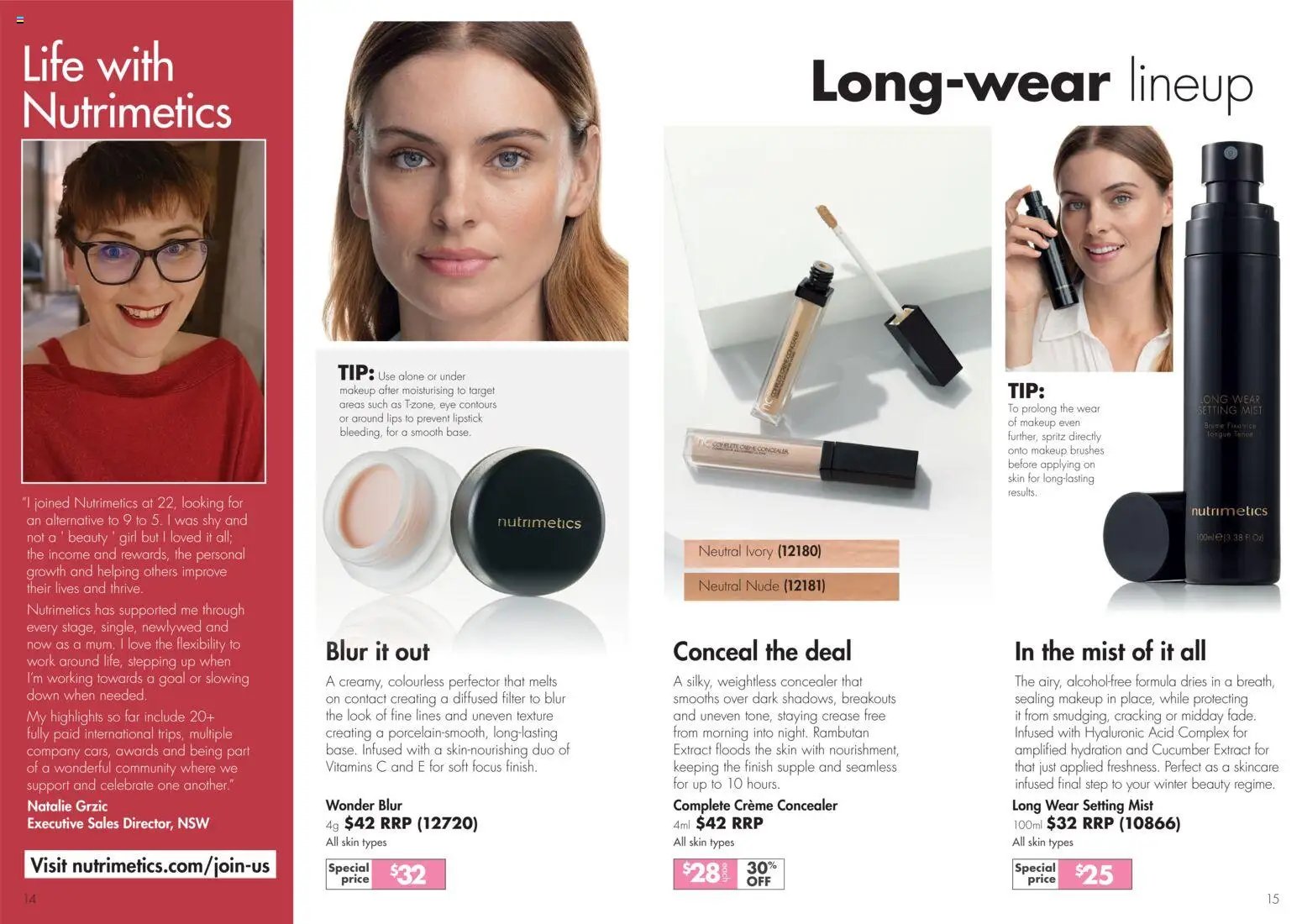 Nutrimetics catalogue from 26/06/2026 Nutrimetics July Brochure