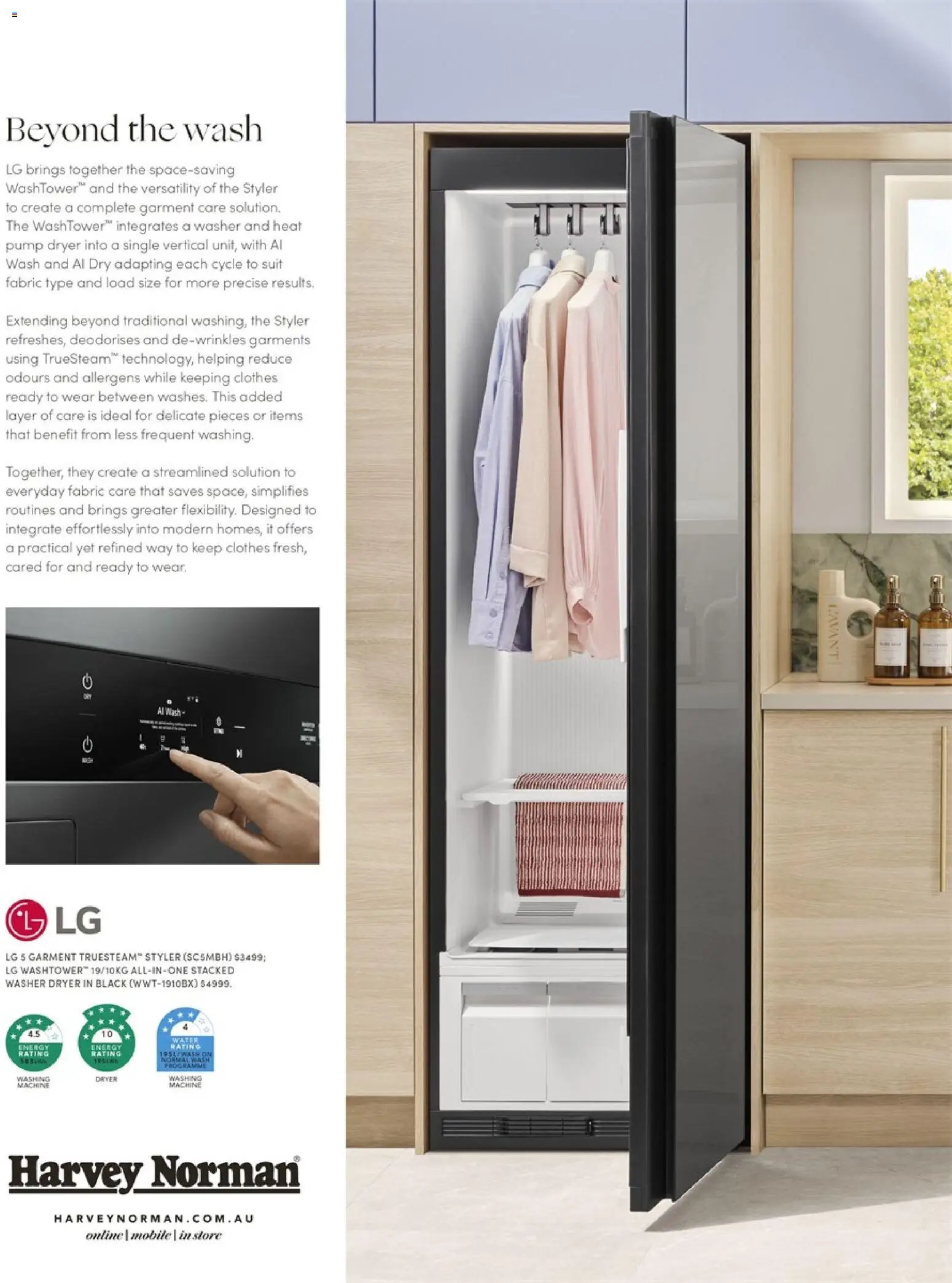 Harvey Norman catalogue from 06/07/2026 Harvey Norman Laundry - Elevate Your Everyday