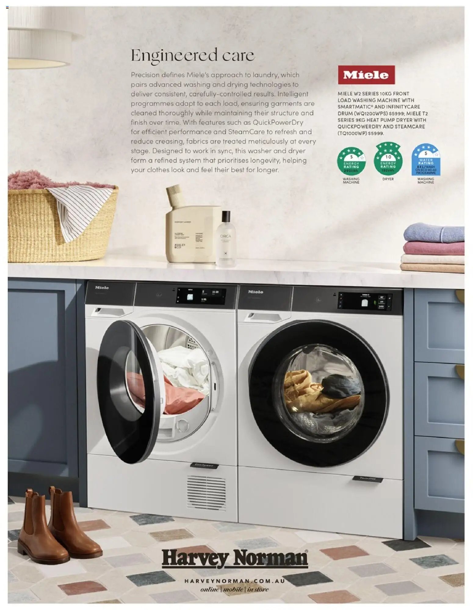 Harvey Norman catalogue from 06/07/2026 Harvey Norman Laundry - Elevate Your Everyday