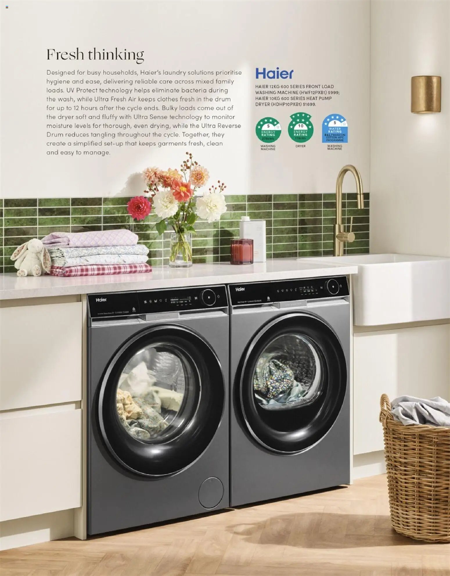Harvey Norman catalogue from 06/07/2026 Harvey Norman Laundry - Elevate Your Everyday