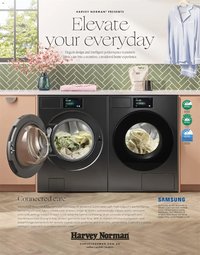 Harvey Norman catalogue from 06/07/2026 Harvey Norman Laundry - Elevate Your Everyday