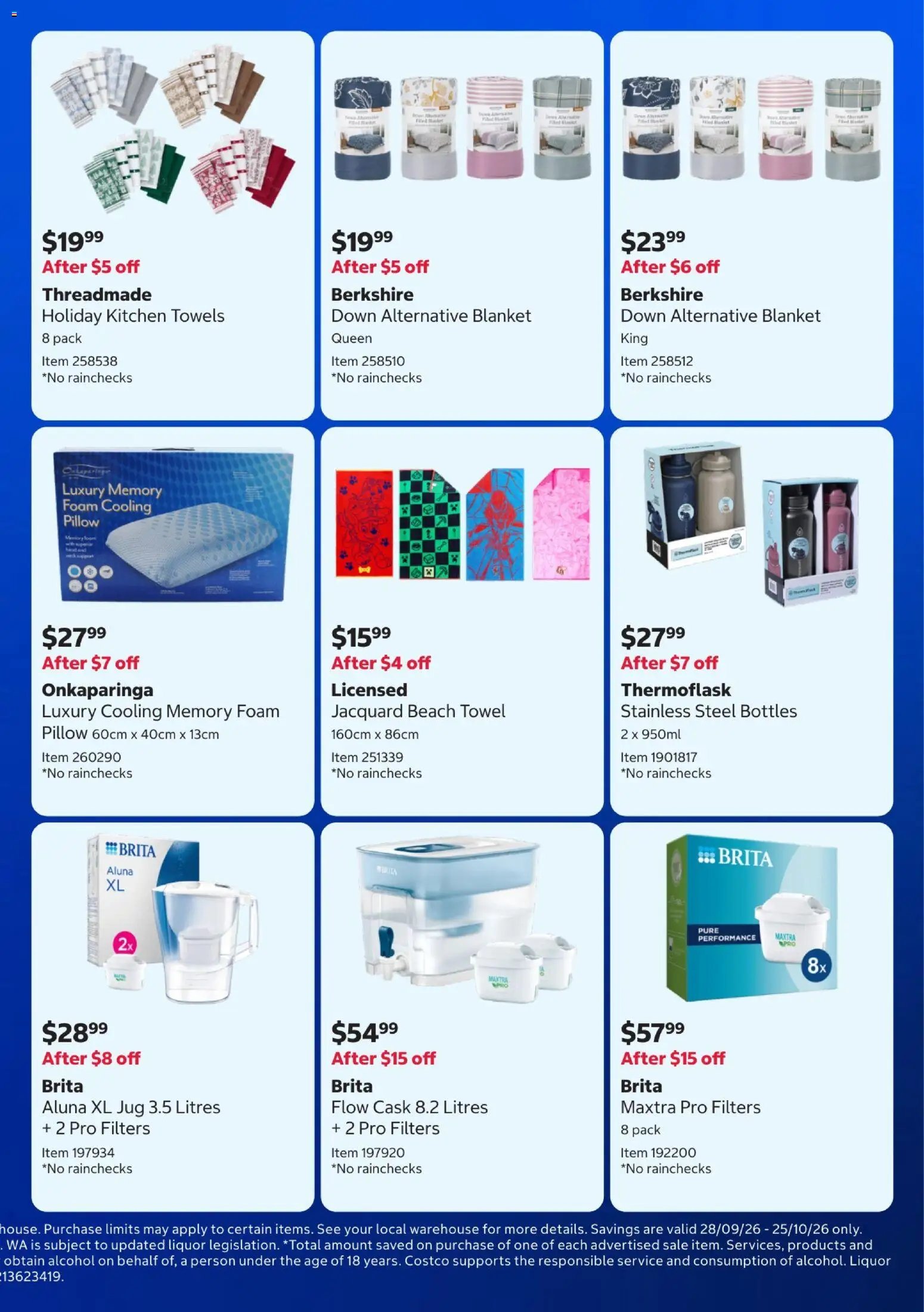 Costco catalogue from 28/09/2026 Costco catalogue In-warehouse savings