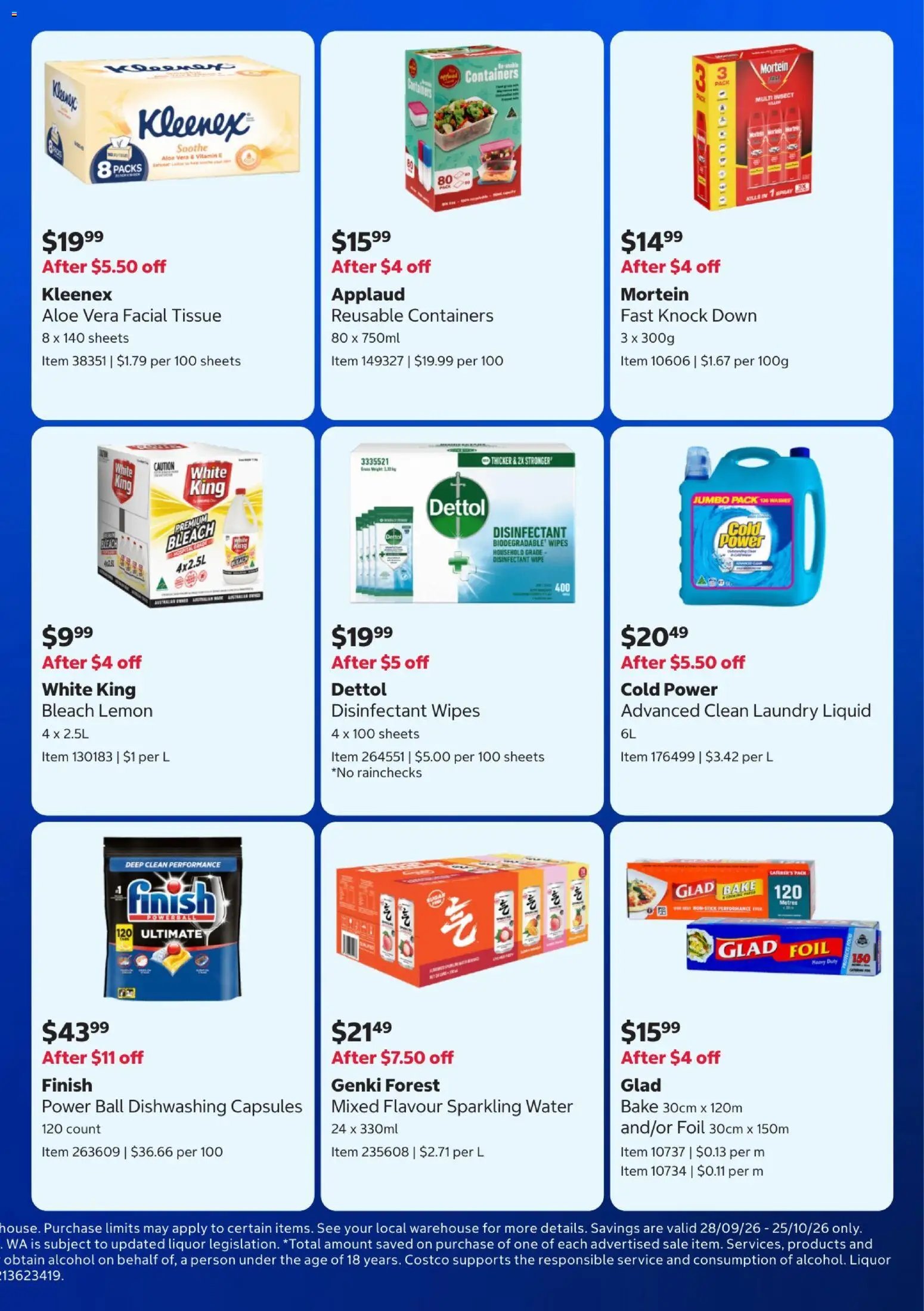 Costco catalogue from 28/09/2026 Costco catalogue In-warehouse savings