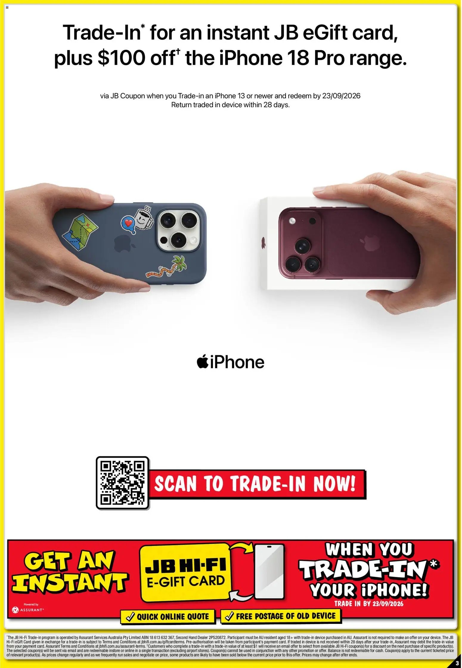JB Hi-Fi catalogue from 18/09/2026 JB Hi-Fi IPhone 18 Pro - Out Now