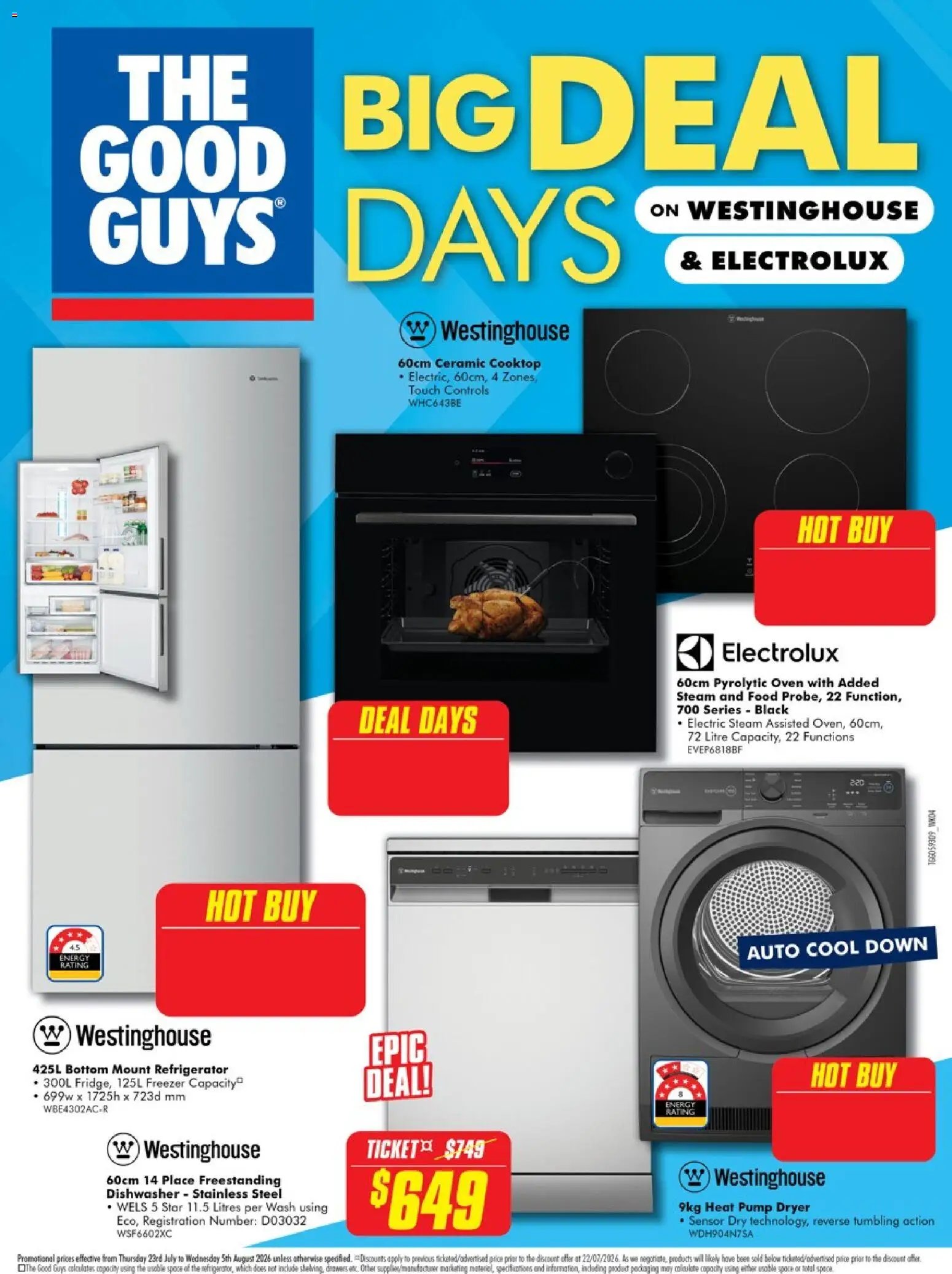 The Good Guys catalogue from 23/07/2026 The Good Guys Westinghouse