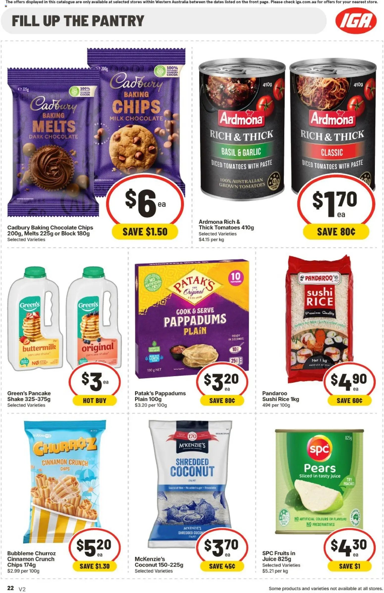 IGA catalogue from 22/07/2026 IGA catalogue WA