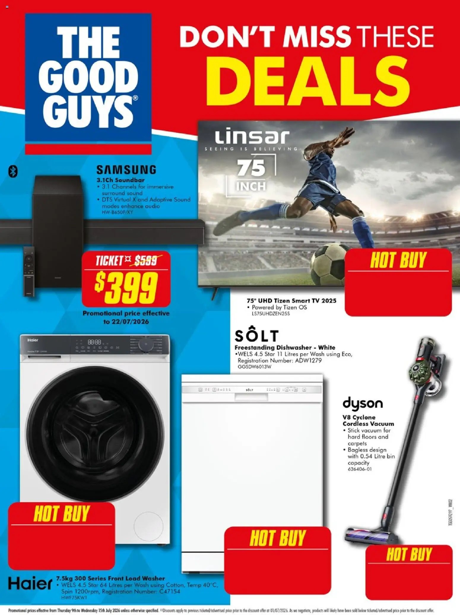 The Good Guys catalogue from 09/07/2026 The Good Guys DMTD