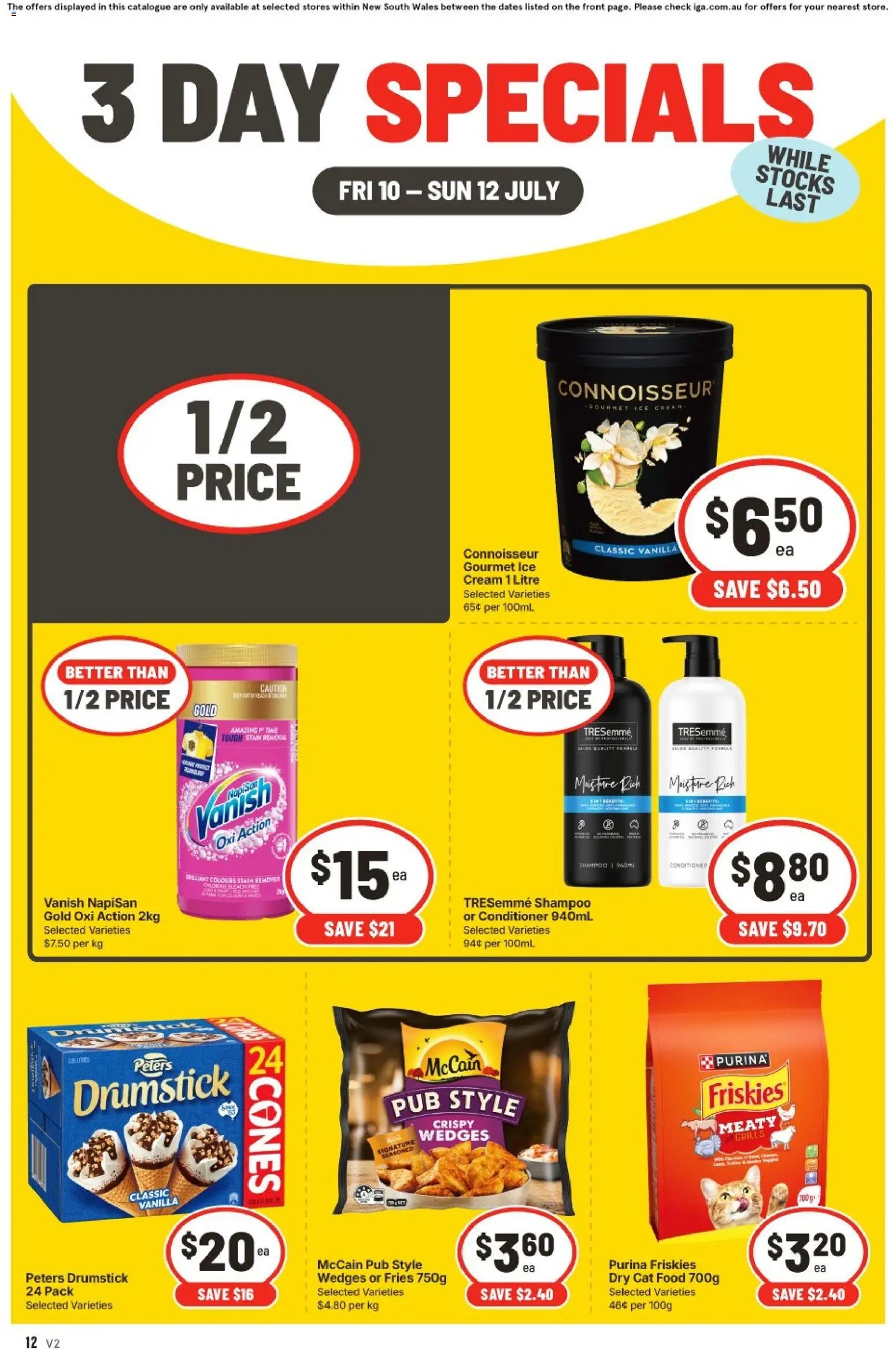 IGA catalogue from 10/07/2026 IGA 3 Day Specials - NSW Medium V2